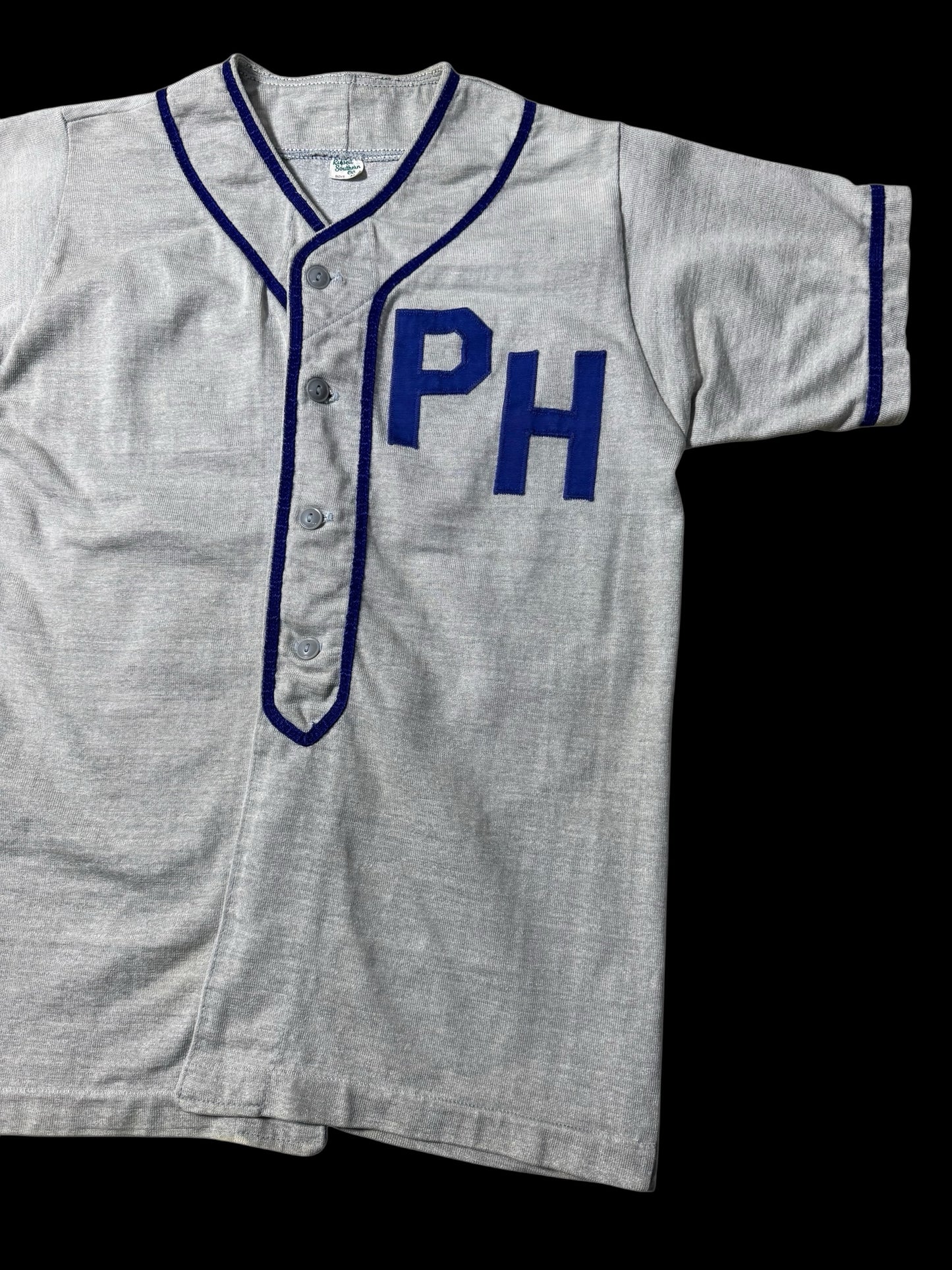 Vintage 1960s-70s PH Baseball Jersey Russell Southern Co