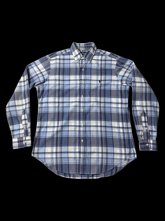 Vintage Ralph Lauren Plaid Button Down Shirt Classic Fit