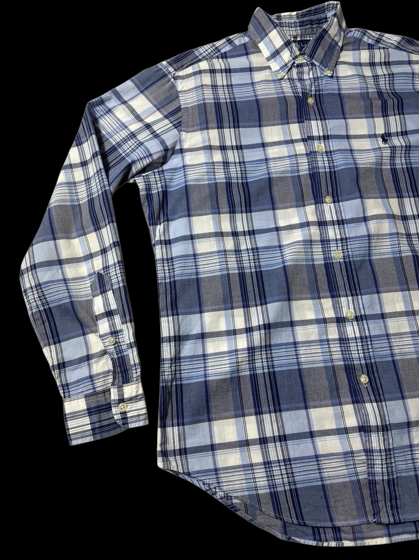Vintage Ralph Lauren Plaid Button Down Shirt Classic Fit