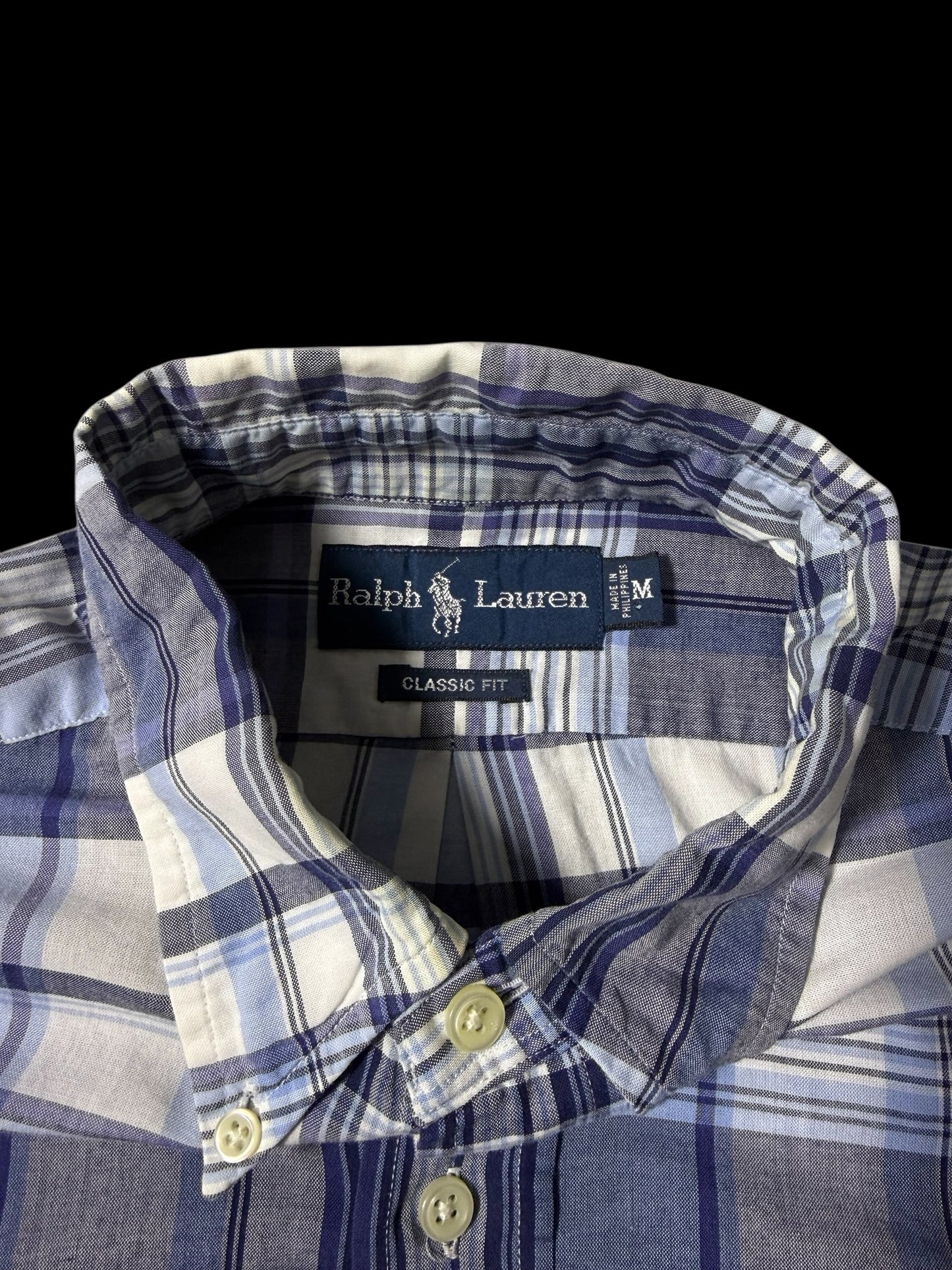 Vintage Ralph Lauren Plaid Button Down Shirt Classic Fit