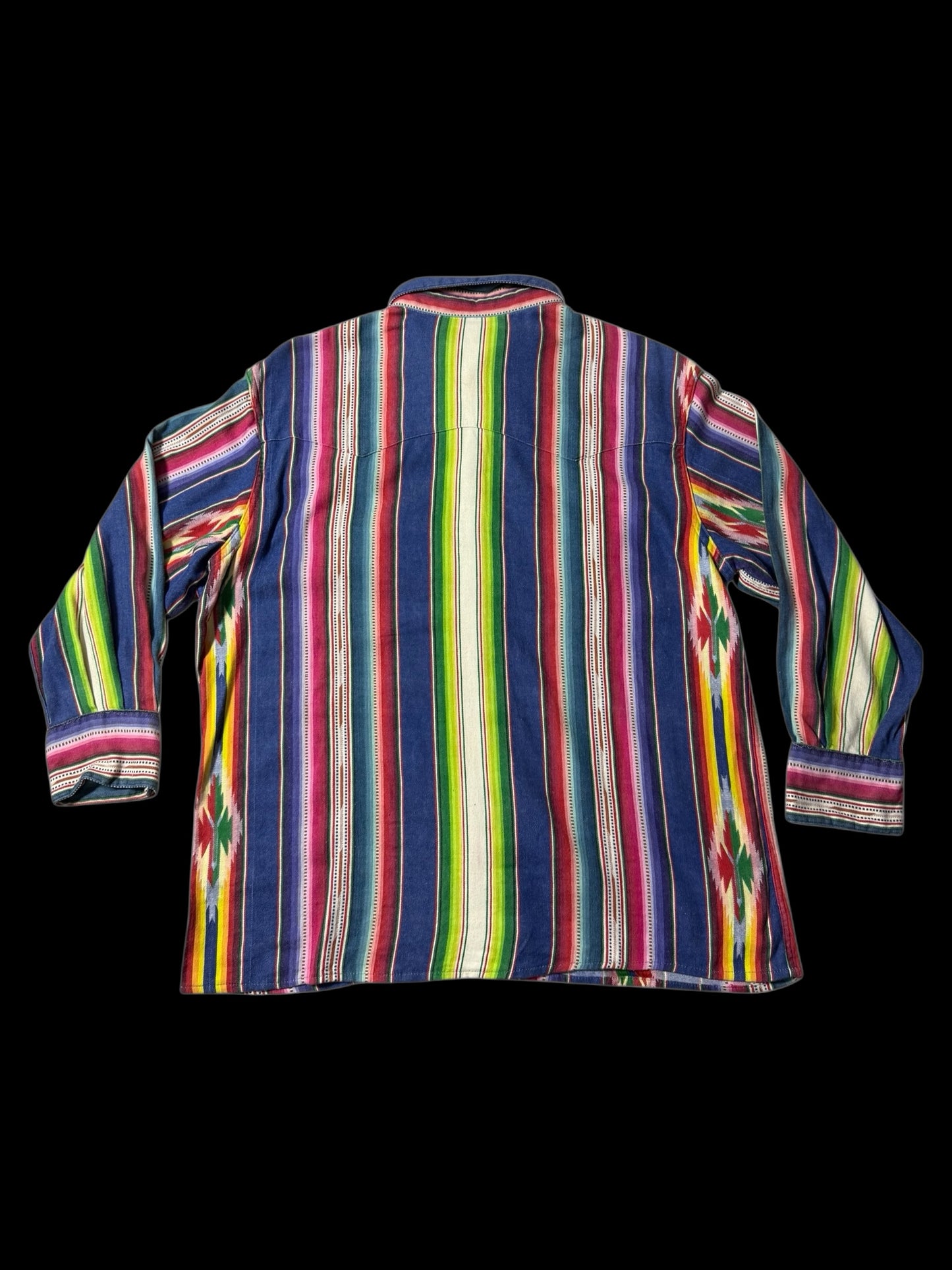 Vintage Polo Ralph Lauren Serape Stripe Western Shirt