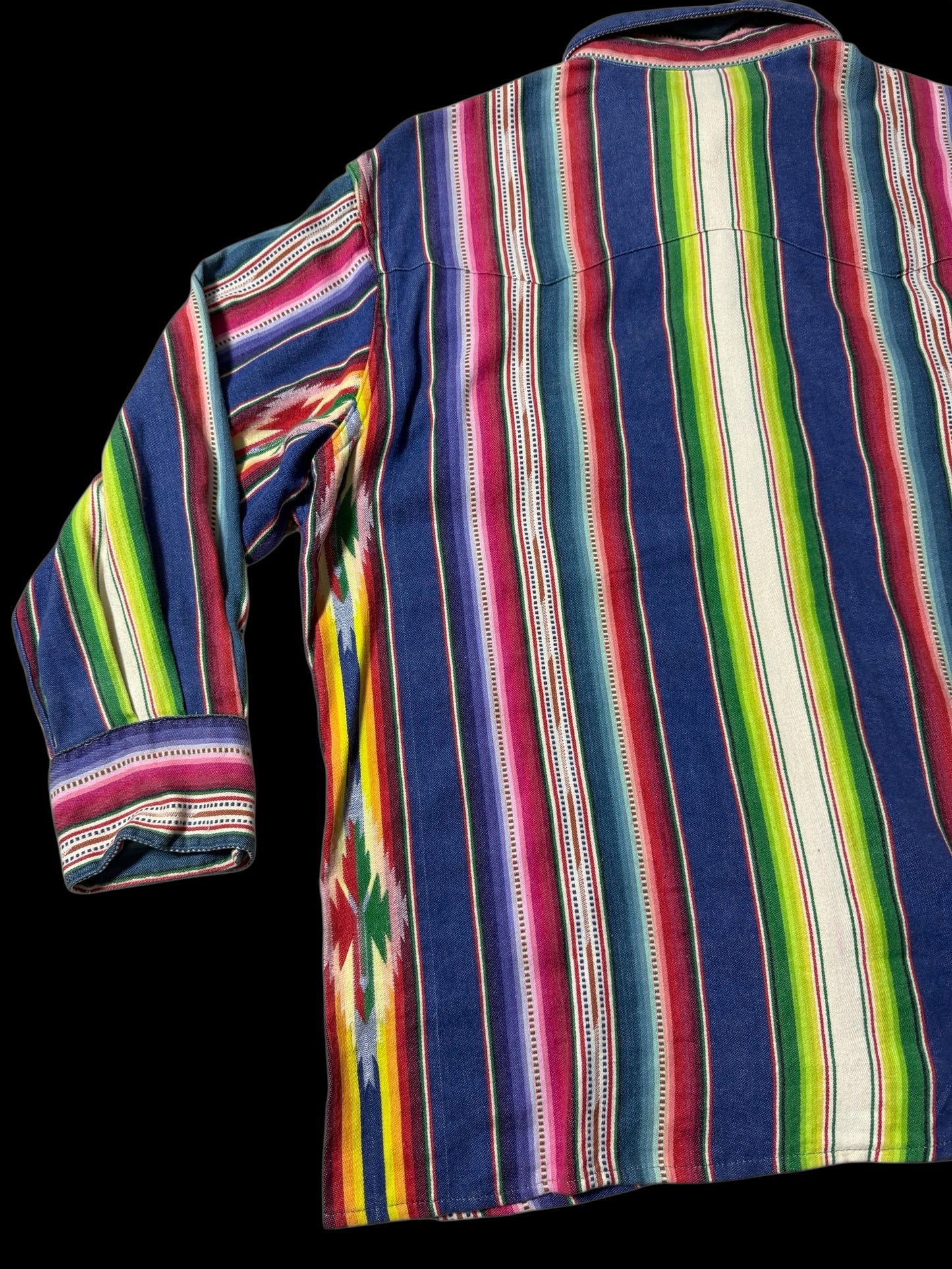Vintage Polo Ralph Lauren Serape Stripe Western Shirt