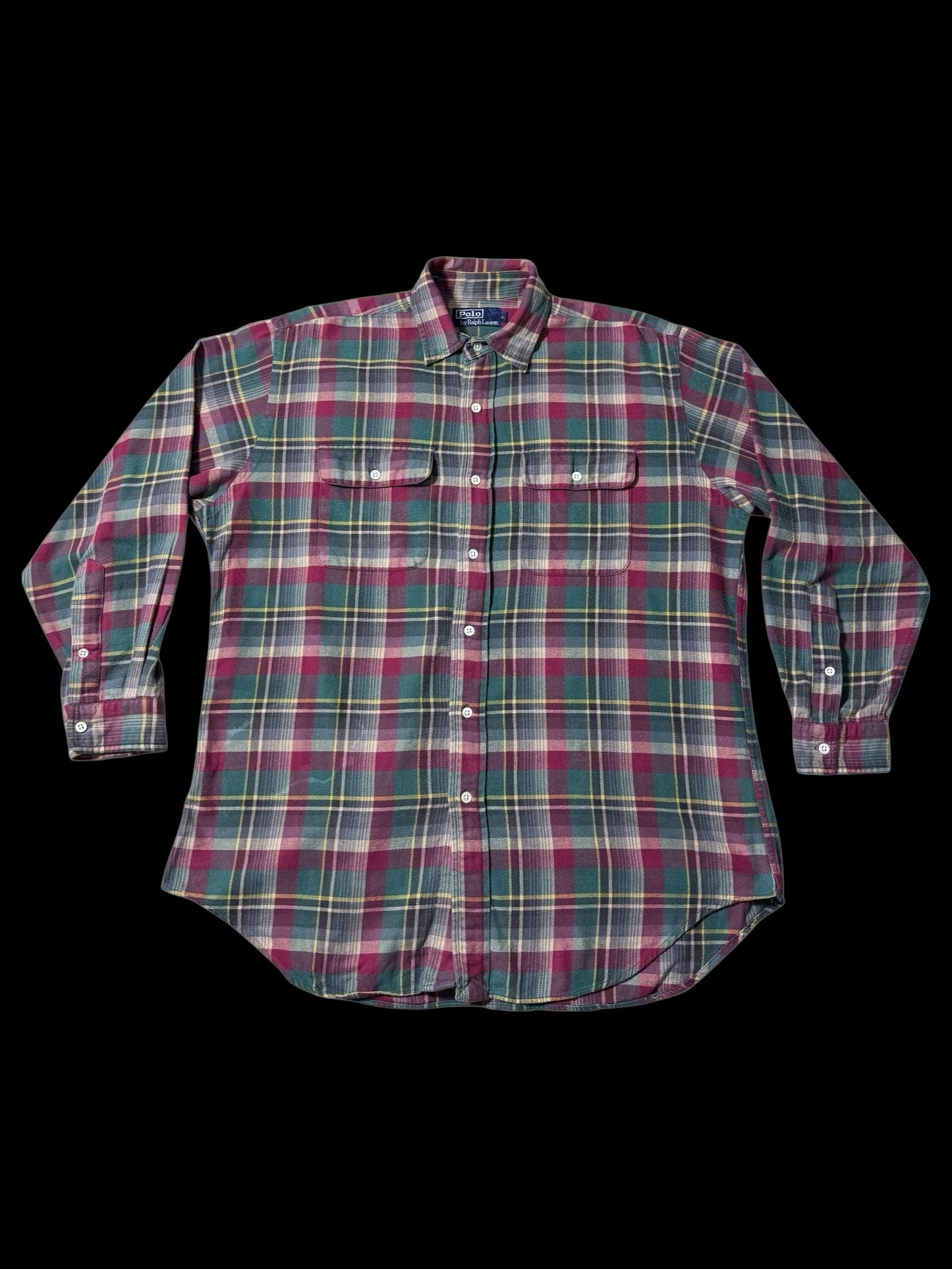Vintage Polo Ralph Lauren Plaid Flannel Shirt