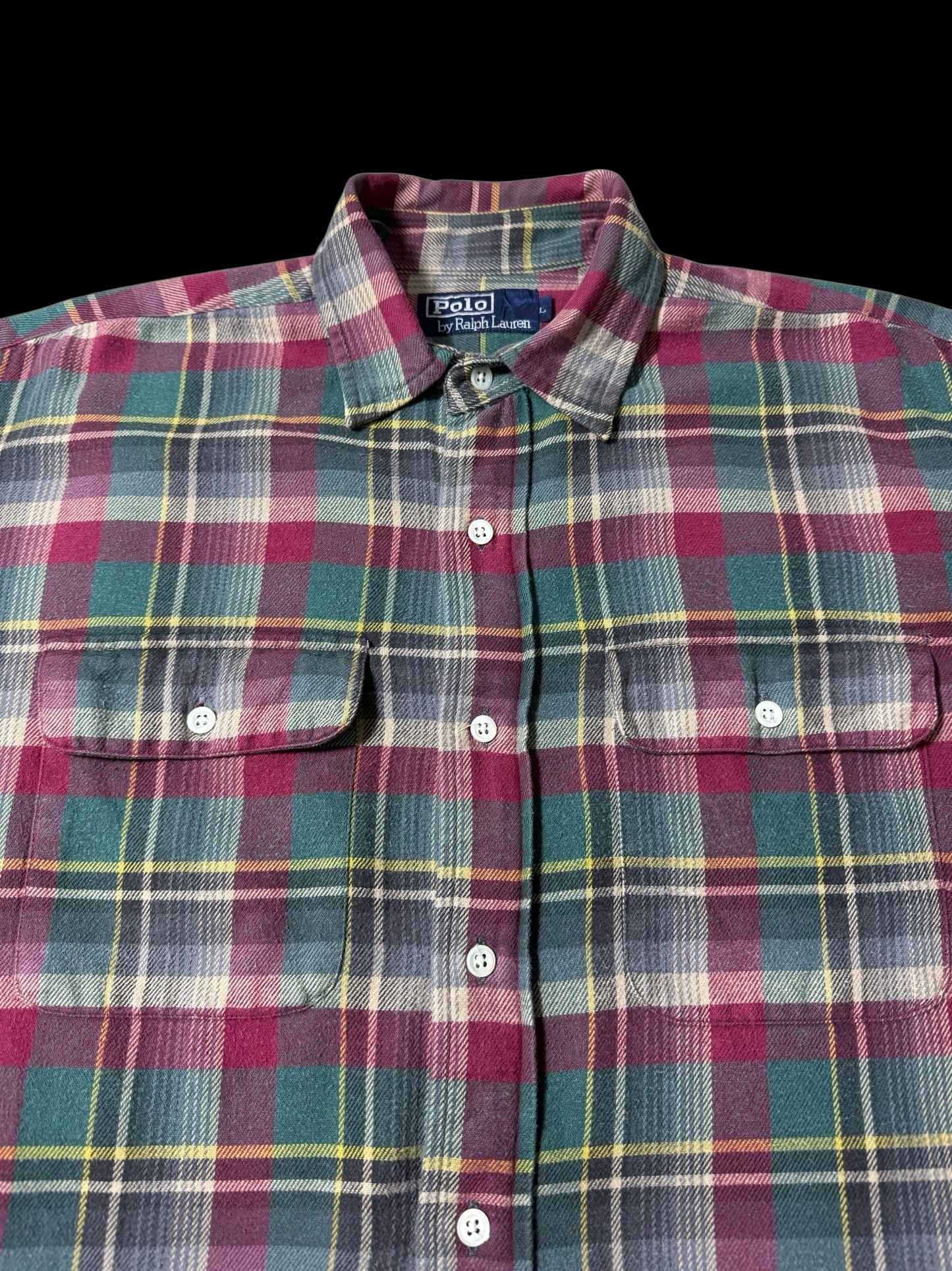 Vintage Polo Ralph Lauren Plaid Flannel Shirt