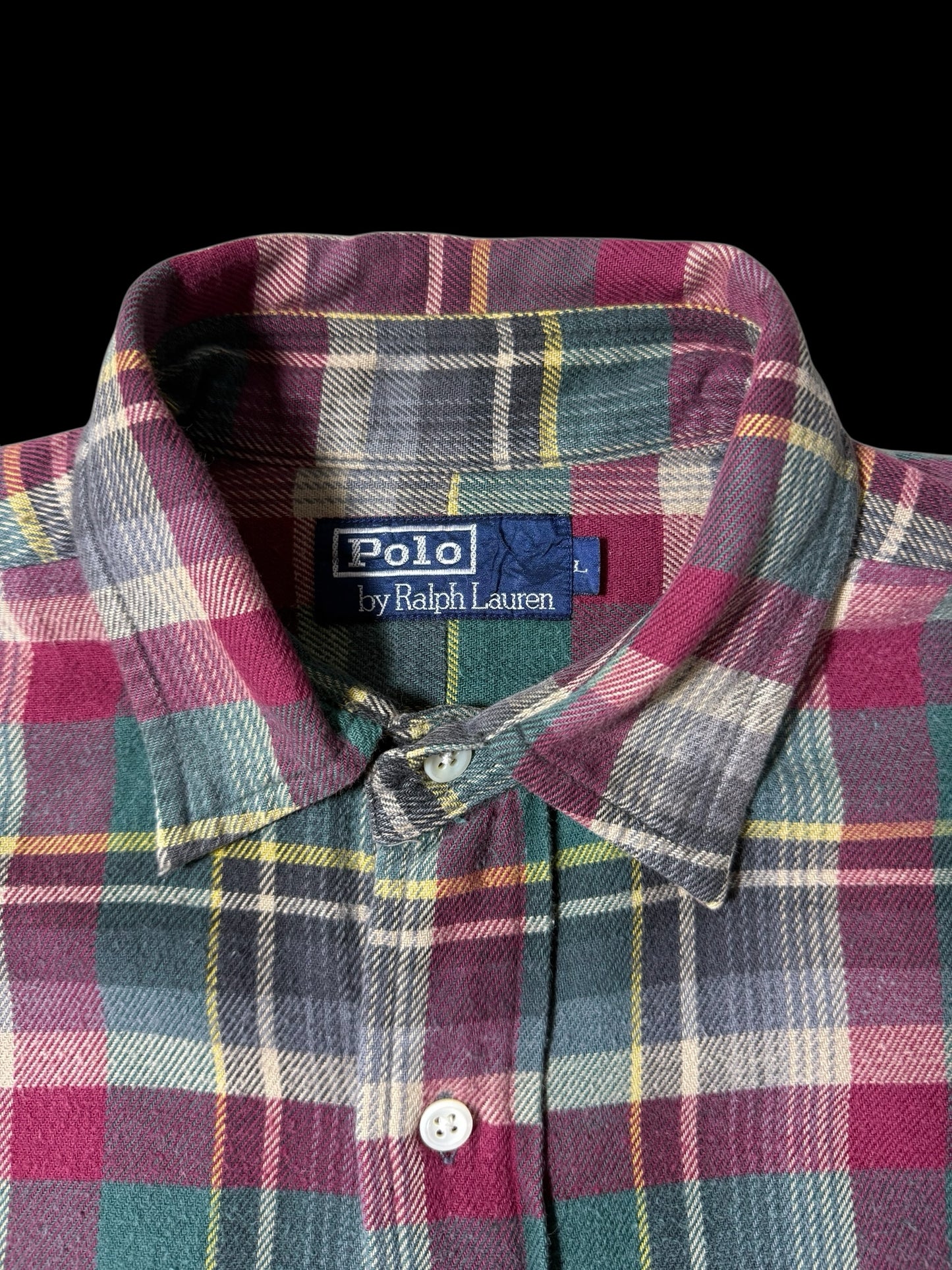 Vintage Polo Ralph Lauren Plaid Flannel Shirt