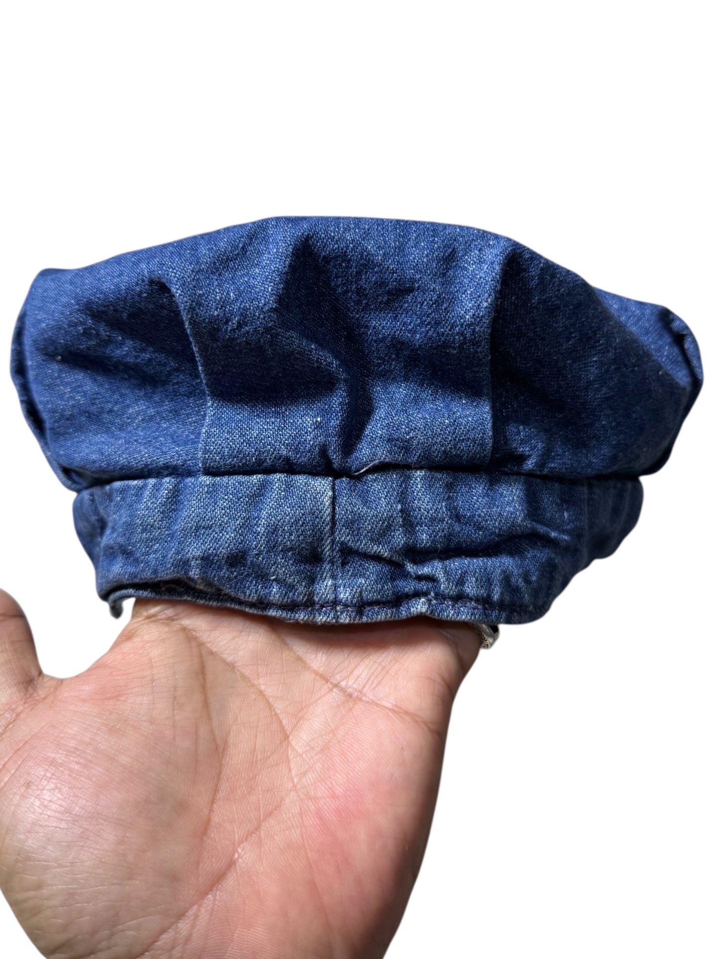Vintage Union Made Denim Work Cap 1960s 1970s Rugged Workwear Hat