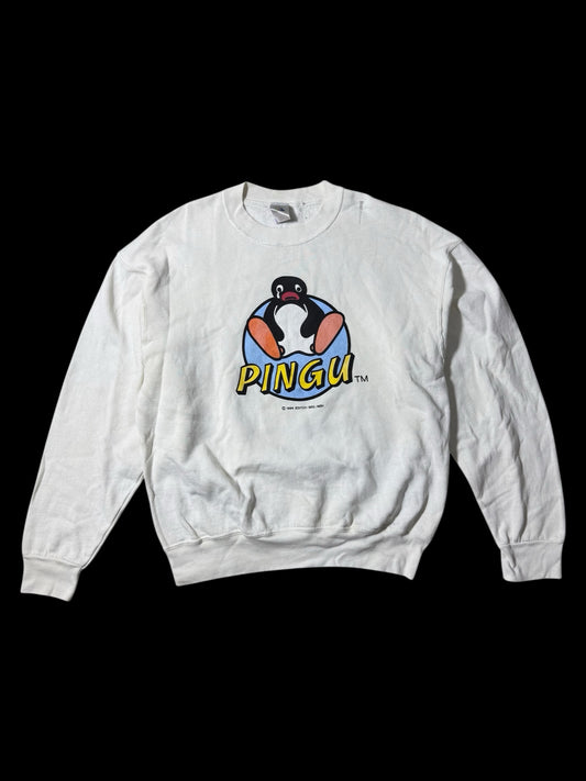 Vintage 1994 Pingu Cartoon Crewneck Sweatshirt