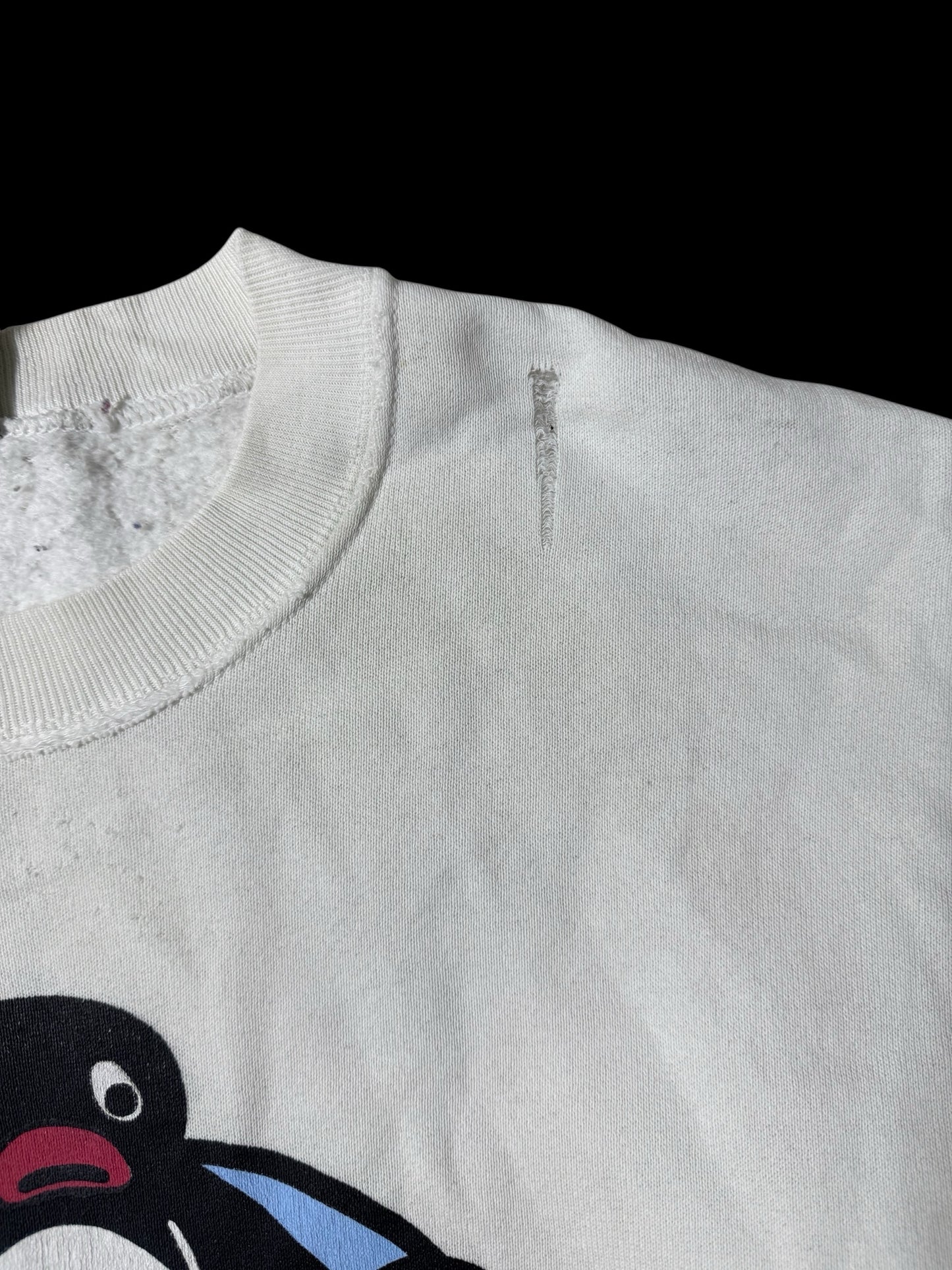 Vintage 1994 Pingu Cartoon Crewneck Sweatshirt
