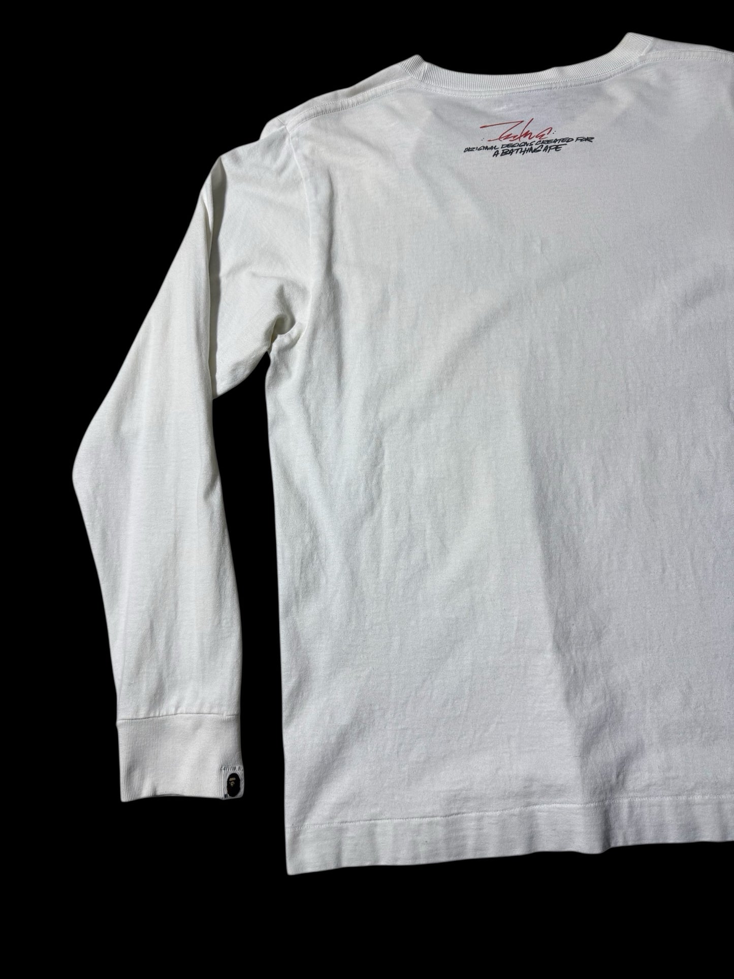 Vintage BAPE x Futura Long Sleeve T Shirt A Bathing Ape Japan