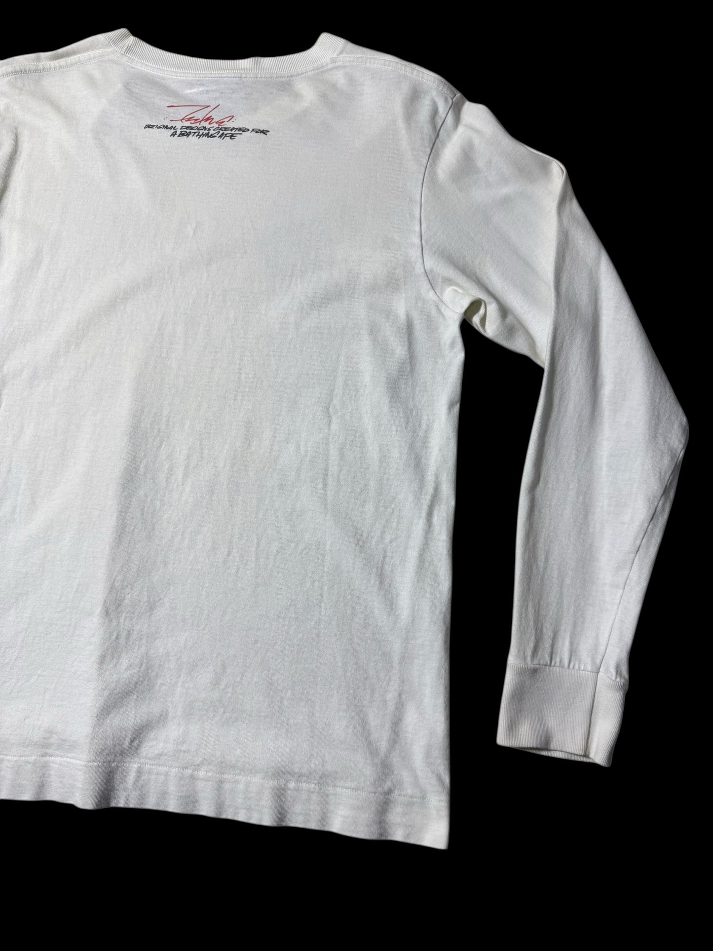 Vintage BAPE x Futura Long Sleeve T Shirt A Bathing Ape Japan