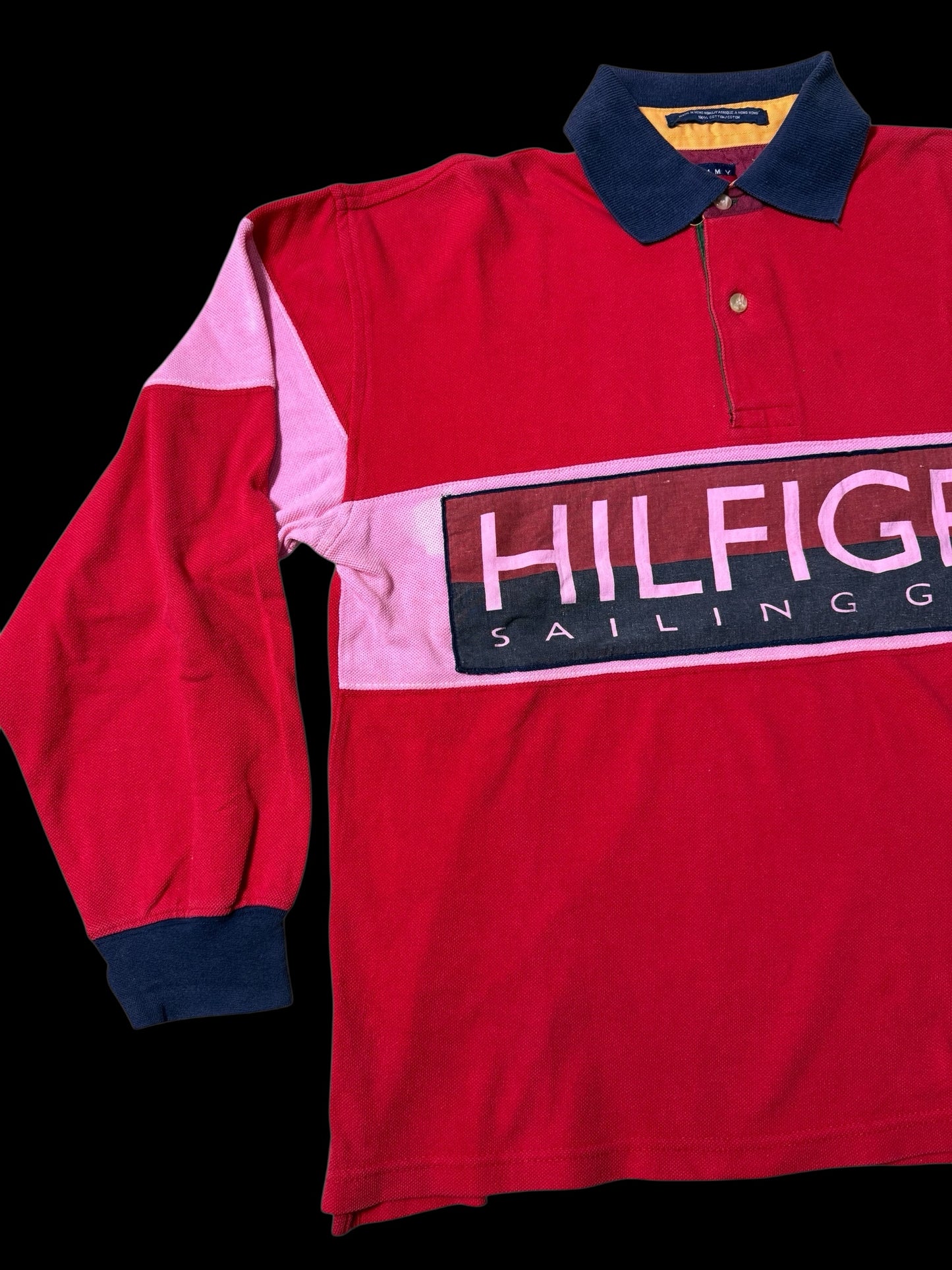 Vintage Tommy Hilfiger Sailing Gear Rugby Polo Shirt