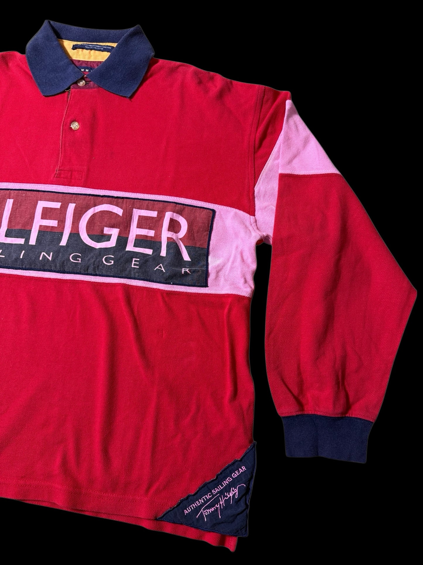 Vintage Tommy Hilfiger Sailing Gear Rugby Polo Shirt