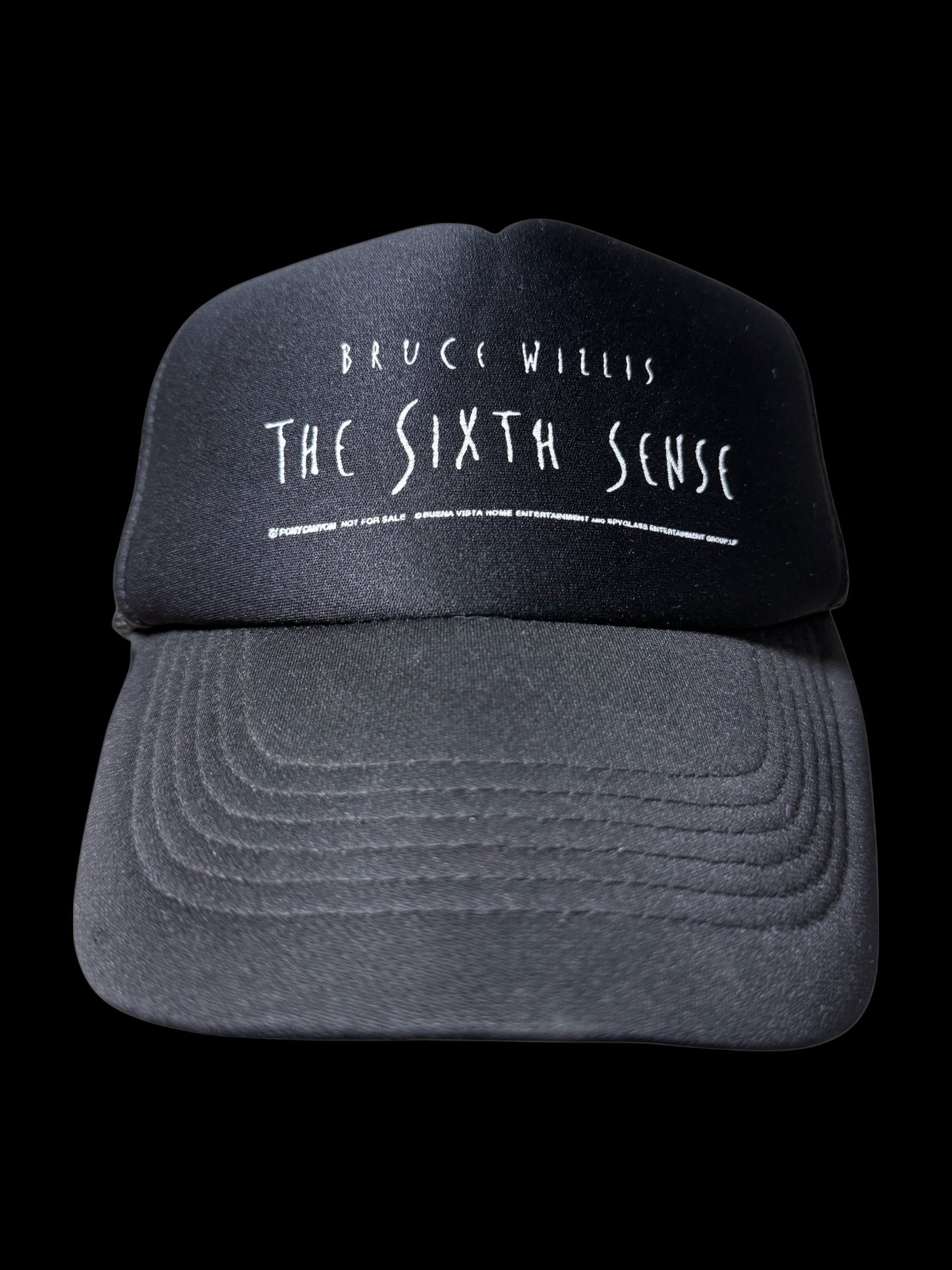 Vintage The Sixth Sense Bruce Willis Movie Promo Trucker Cap