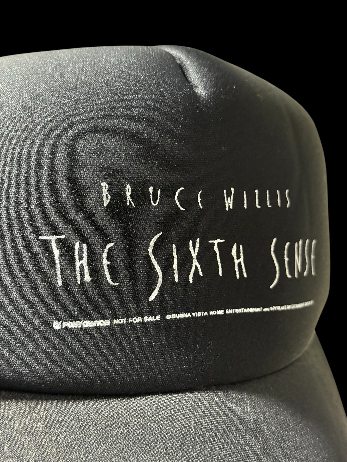 Vintage The Sixth Sense Bruce Willis Movie Promo Trucker Cap