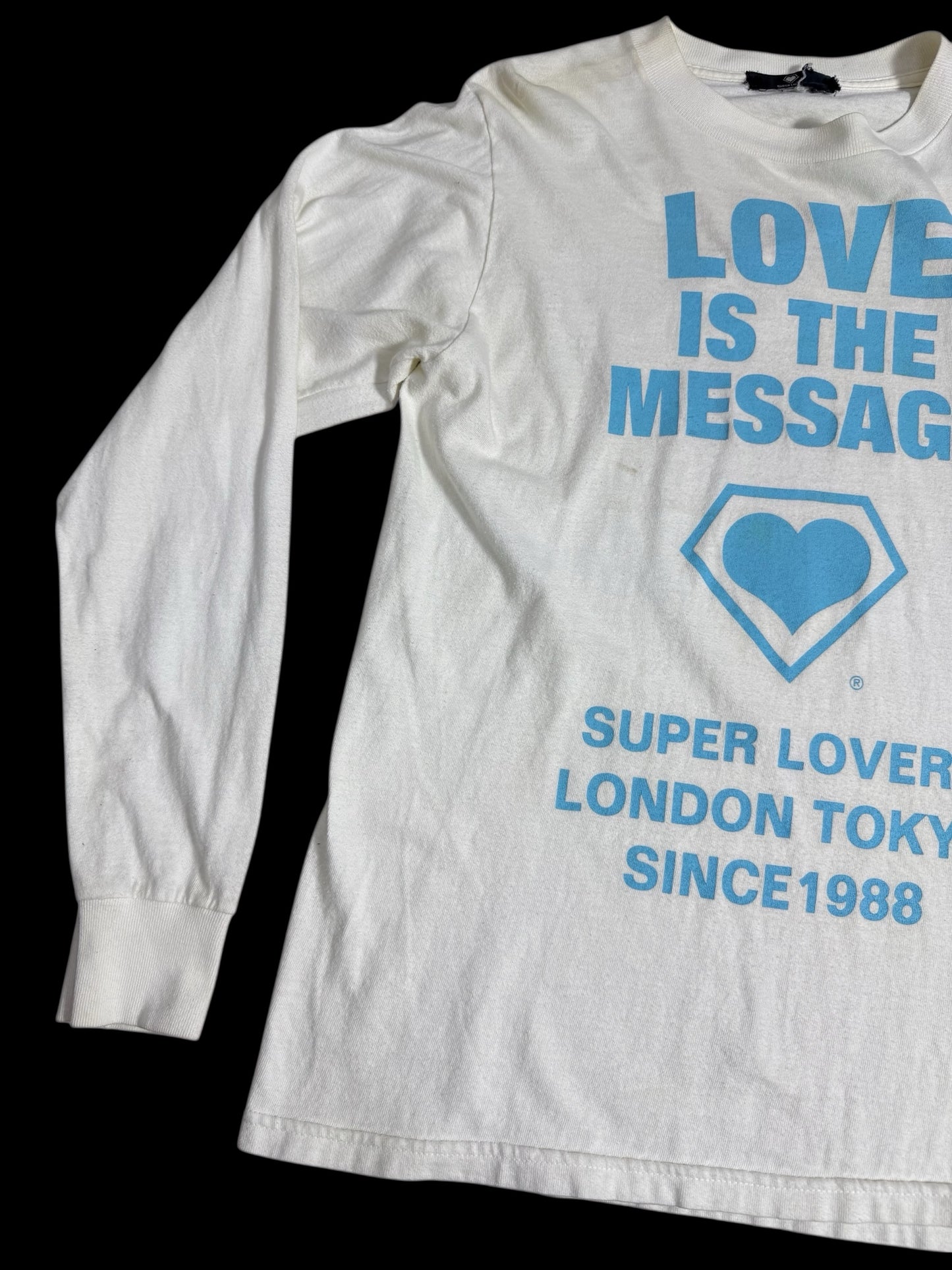 Vintage Super Lovers T-Shirt Love Is The Message Japan Streetwear