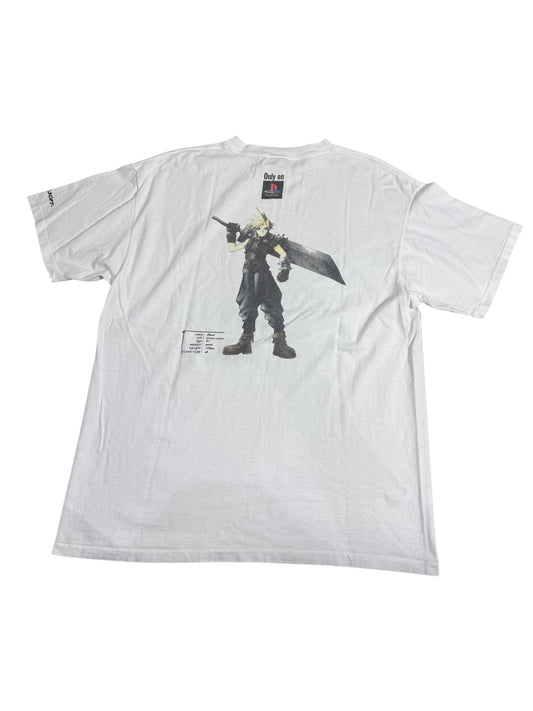 Vintage 90s Final Fantasy VII Cloud Strife T Shirt Squaresoft PlayStation