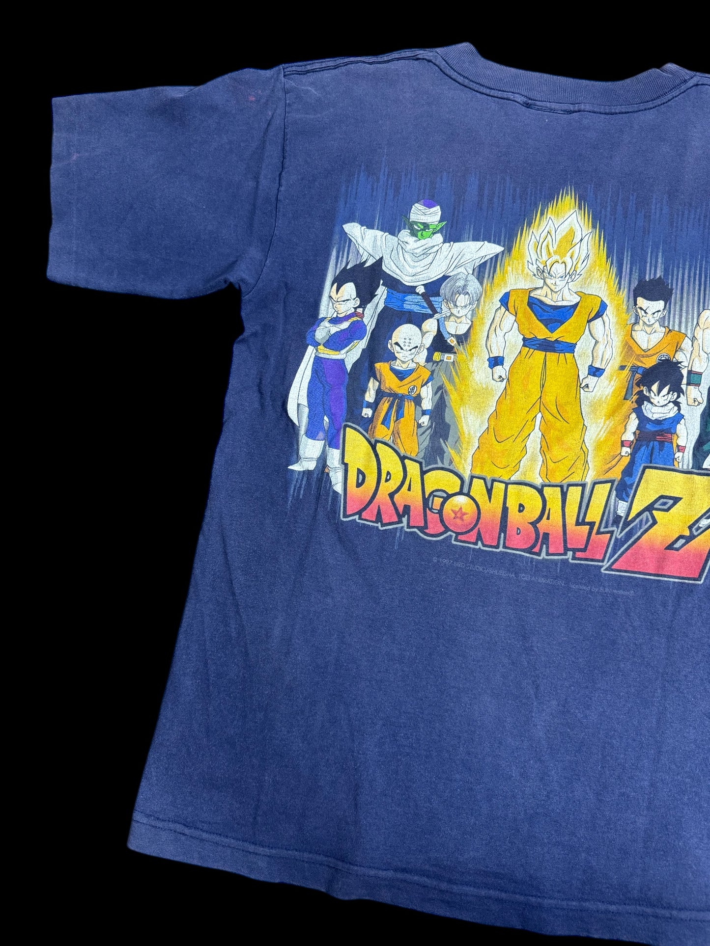 Vintage Dragon Ball Z Group Back Print T Shirt Goku Vegeta Trunks 1990s