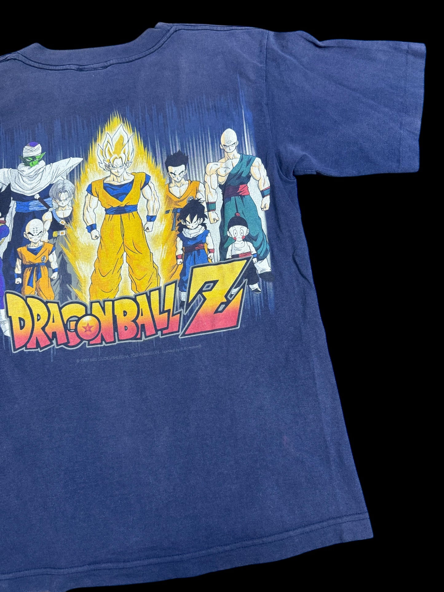 Vintage Dragon Ball Z Group Back Print T Shirt Goku Vegeta Trunks 1990s