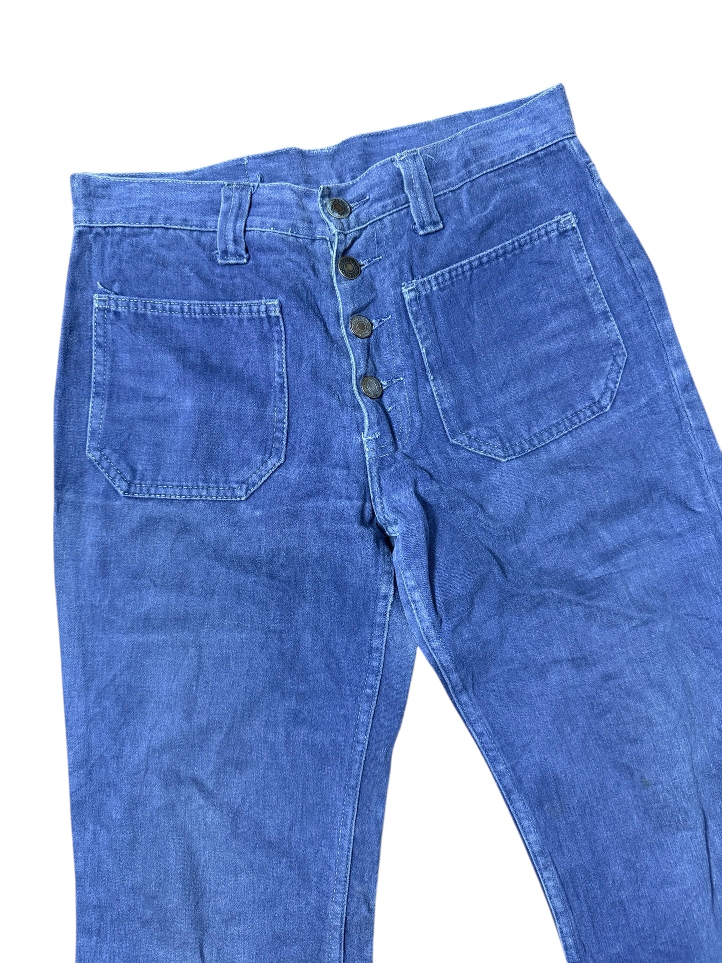 Vintage 1960s-70s Levis Big E Denim Jeans Blue Button Fly USA