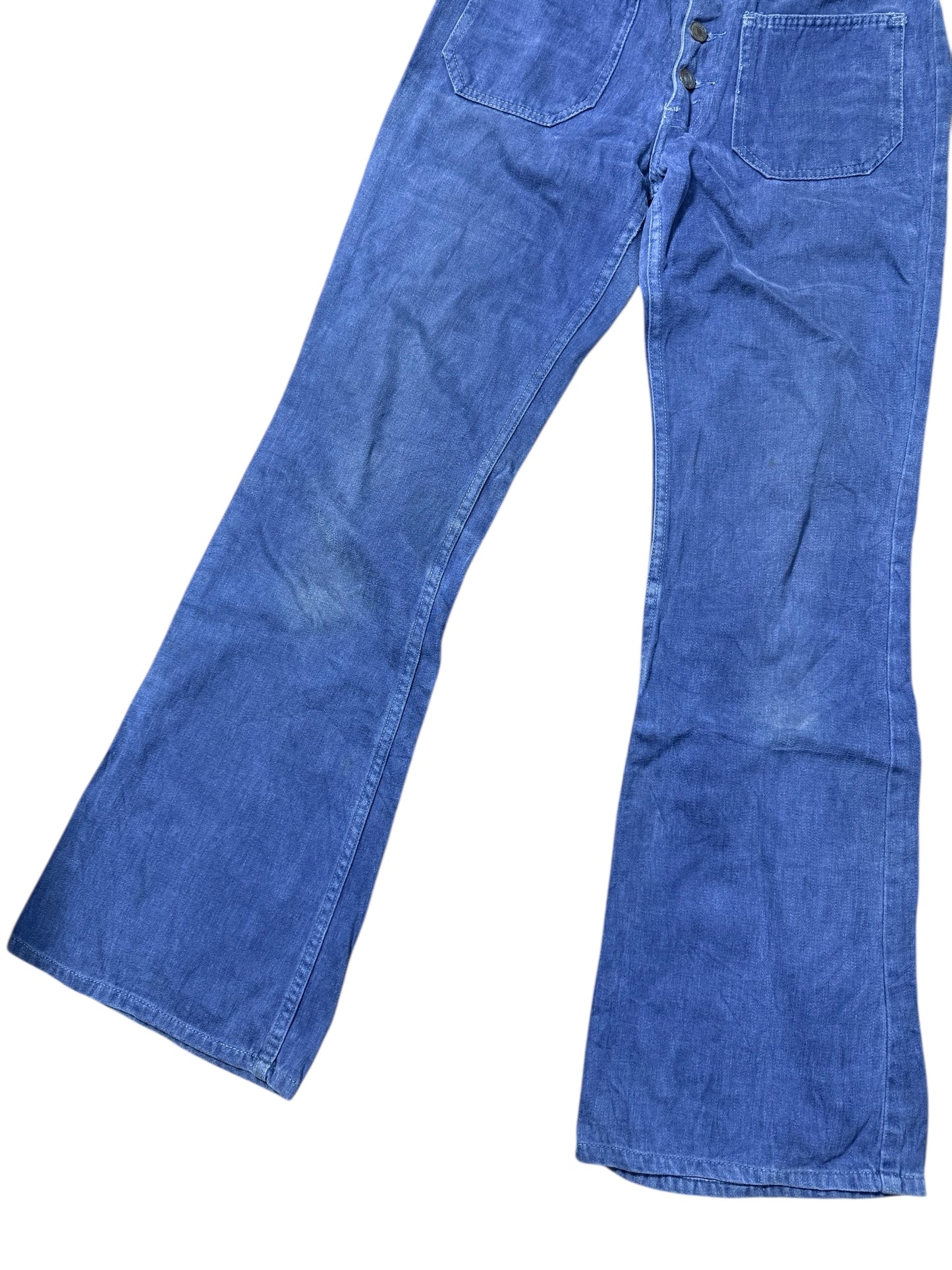 Vintage 1960s-70s Levis Big E Denim Jeans Blue Button Fly USA