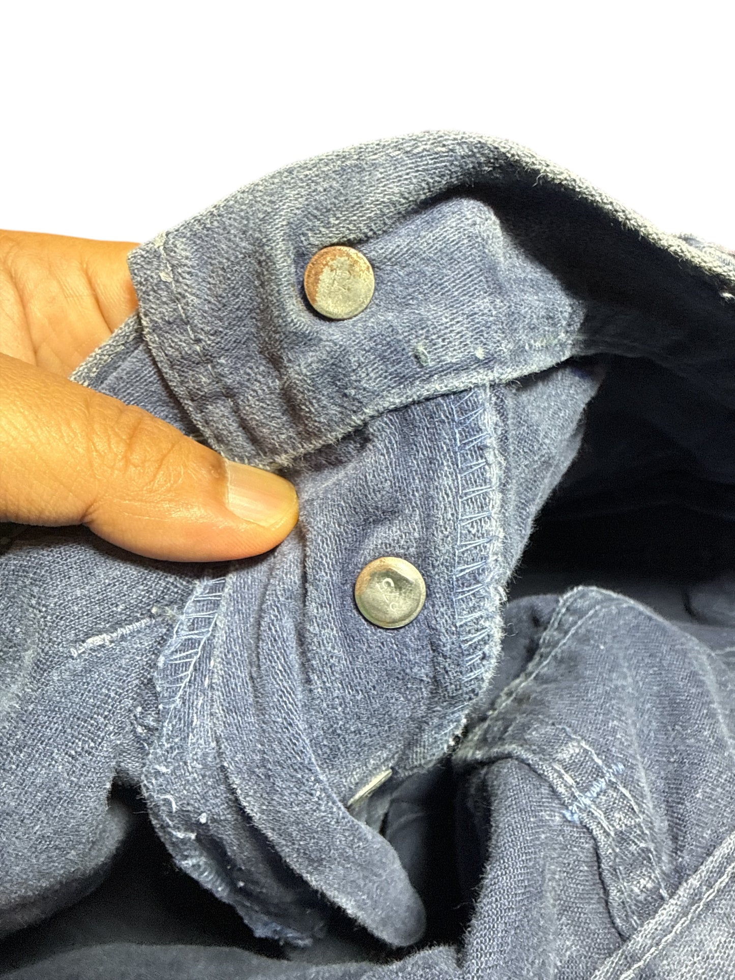 Vintage 1960s-70s Levis Big E Denim Jeans Blue Button Fly USA