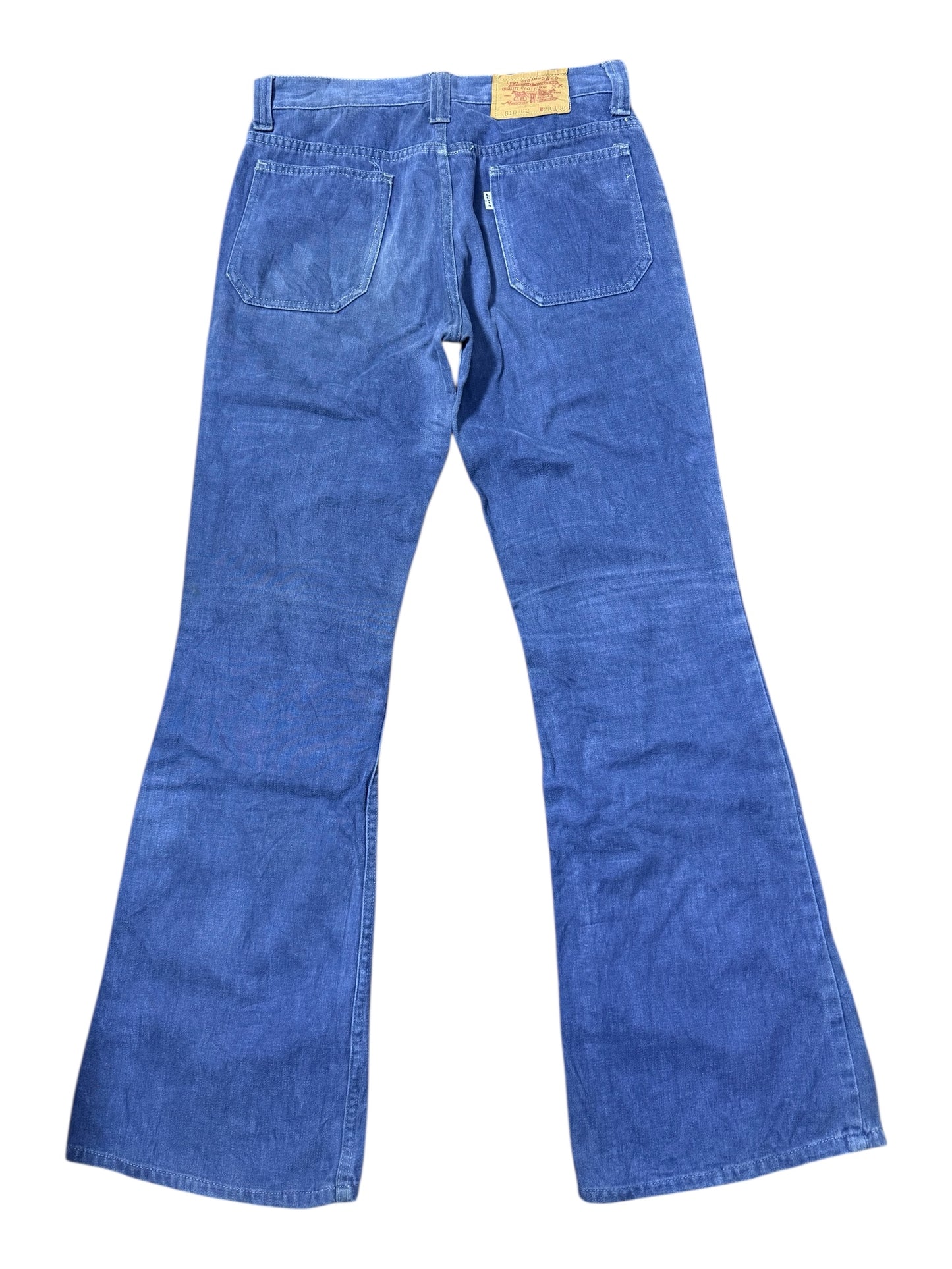 Vintage 1960s-70s Levis Big E Denim Jeans Blue Button Fly USA