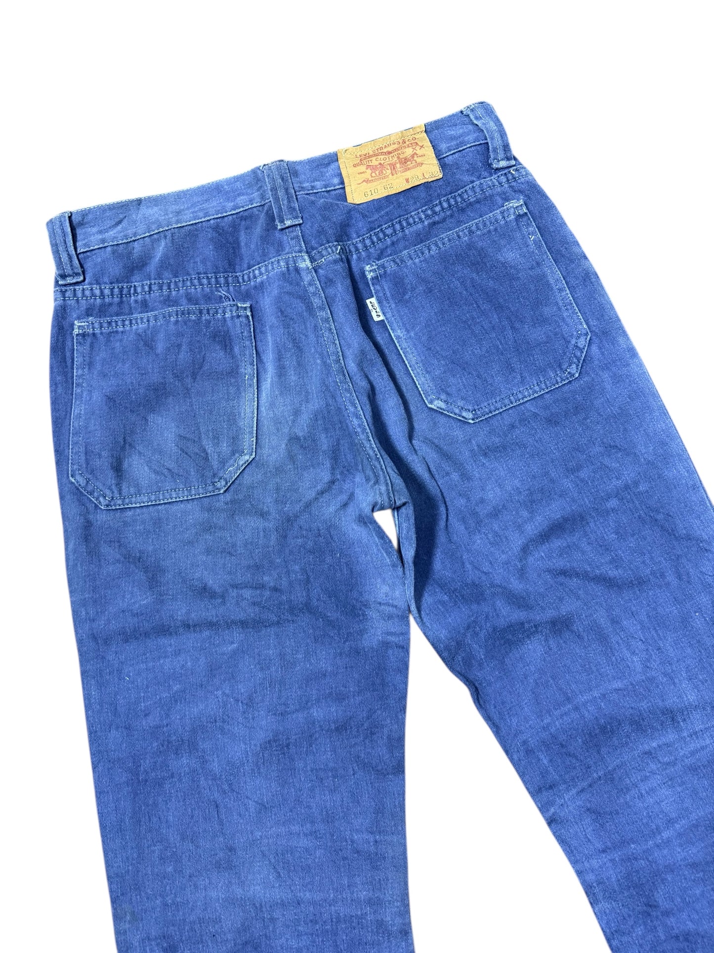 Vintage 1960s-70s Levis Big E Denim Jeans Blue Button Fly USA