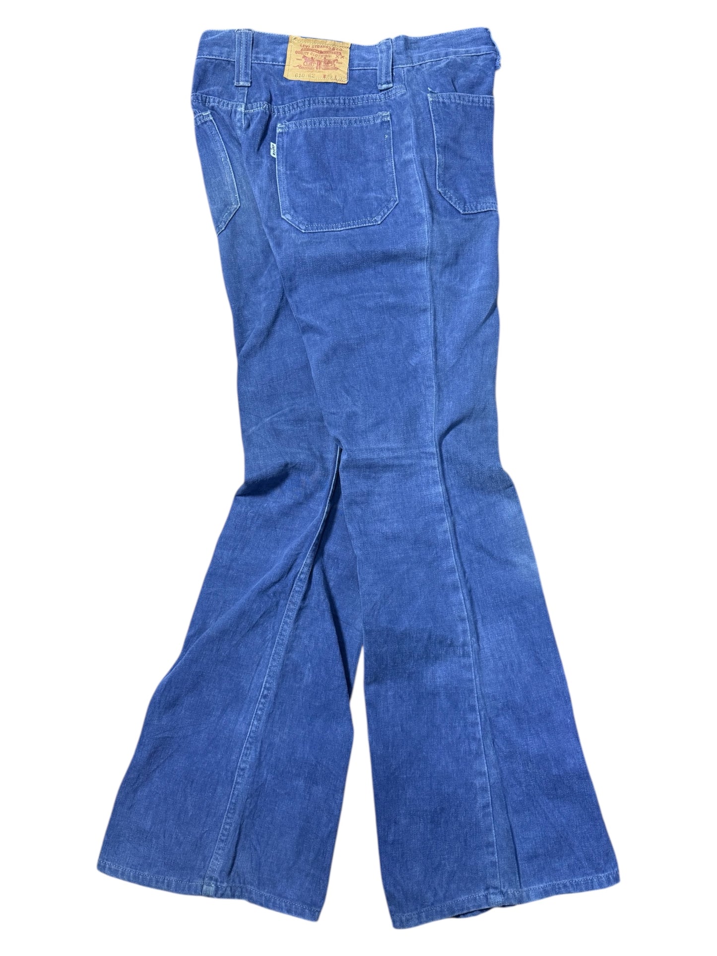 Vintage 1960s-70s Levis Big E Denim Jeans Blue Button Fly USA