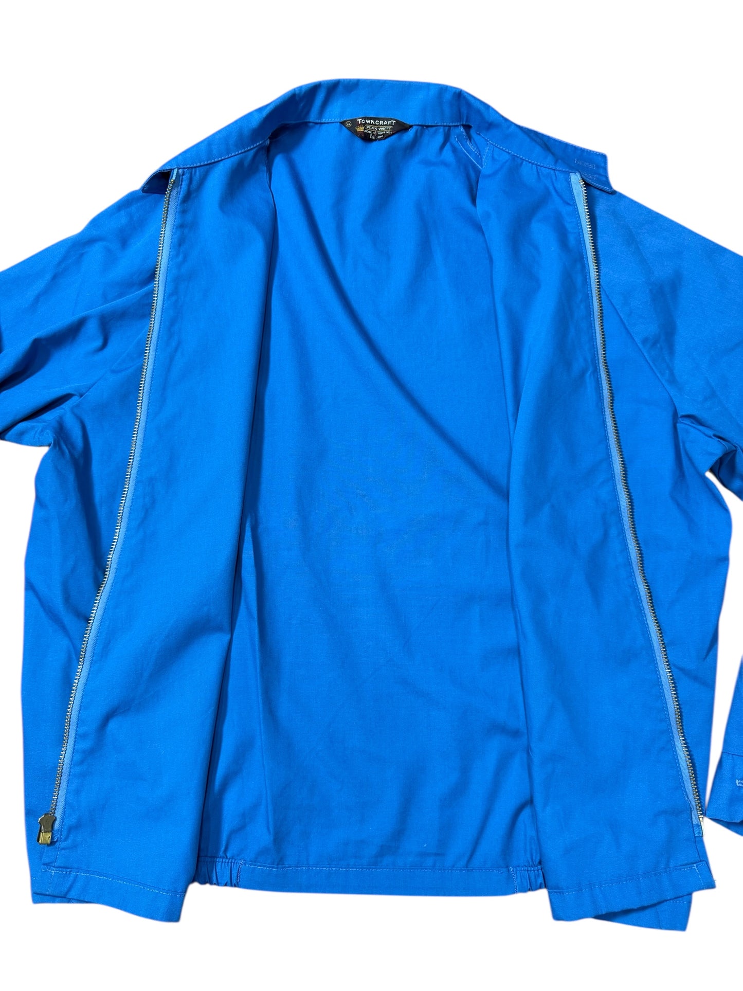 Vintage 1960s–70s Towncraft Penn-Prest Blue Zip Jacket
