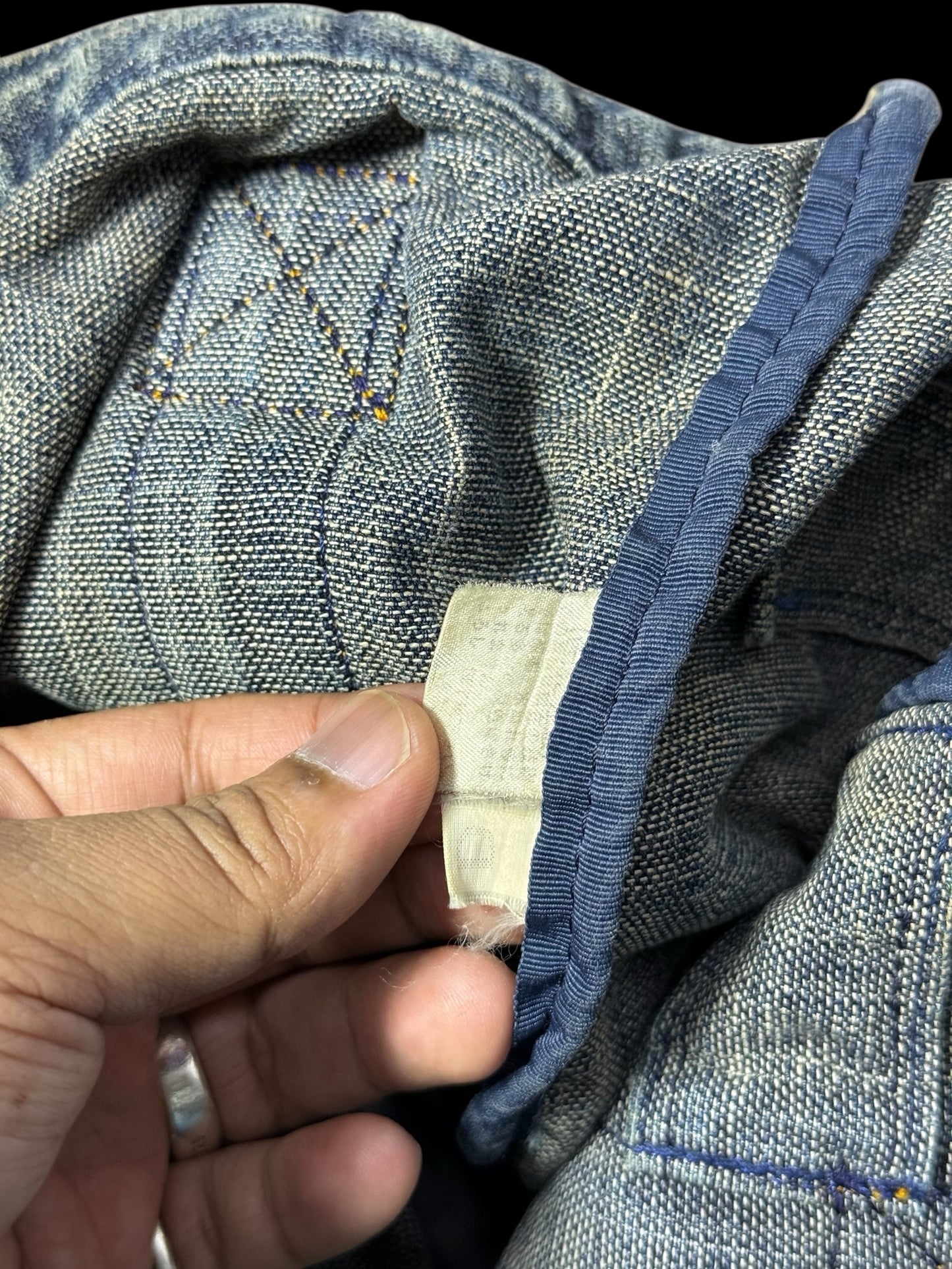 Master-Piece Japan Denim Suede Tote Bag