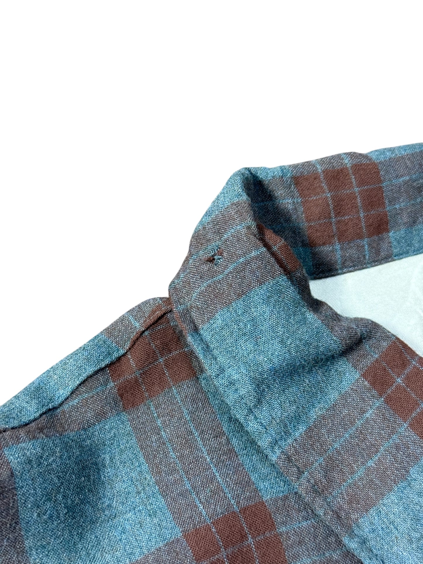 Vintage Arrow Chevella Plaid Flannel Shirt 1950s–60s