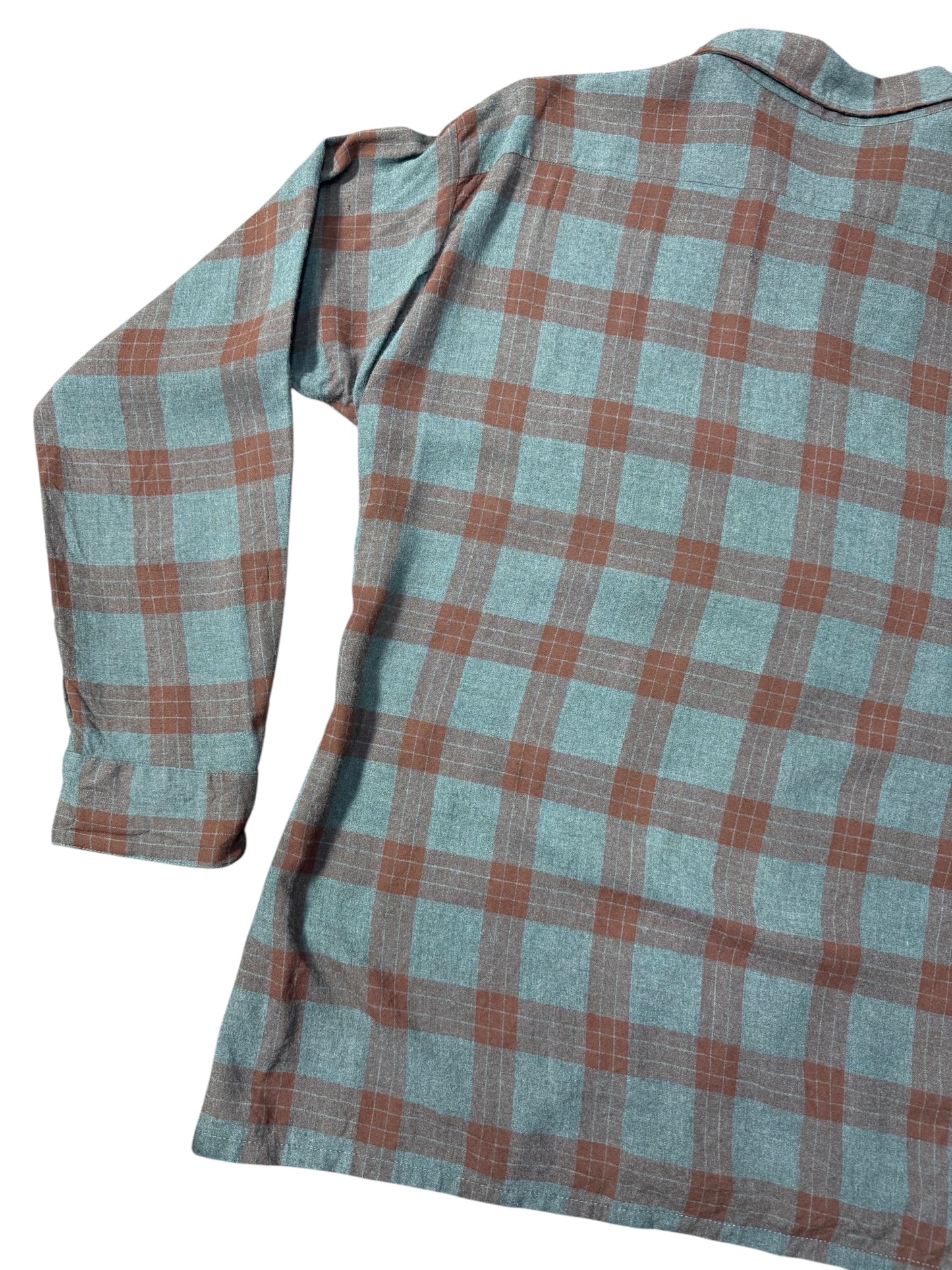Vintage Arrow Chevella Plaid Flannel Shirt 1950s–60s