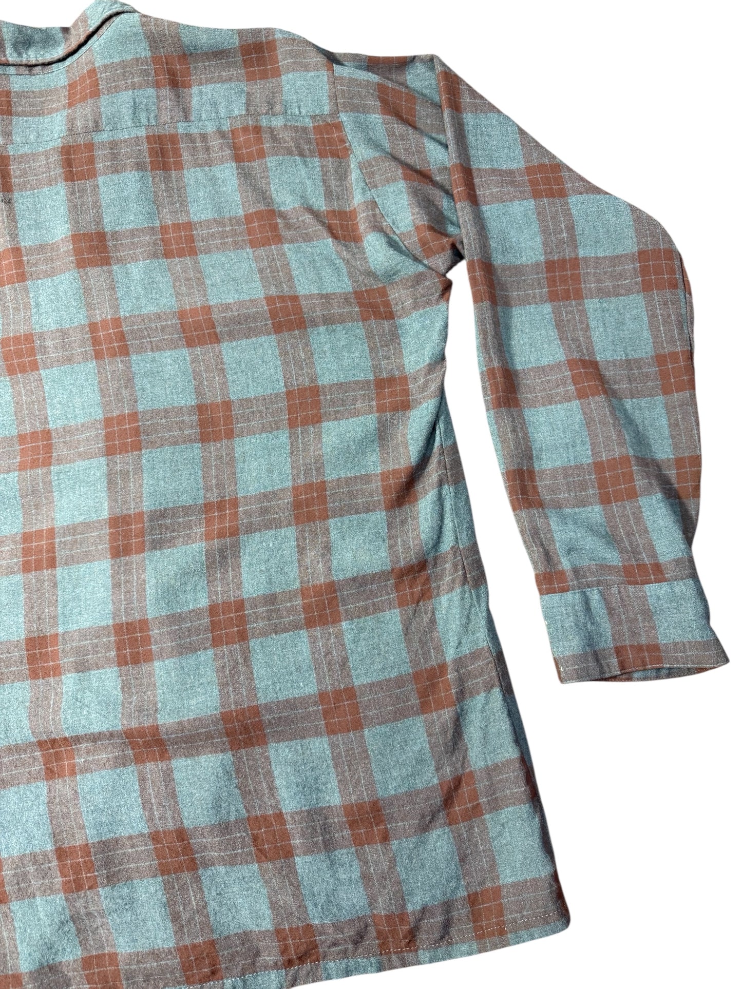 Vintage Arrow Chevella Plaid Flannel Shirt 1950s–60s