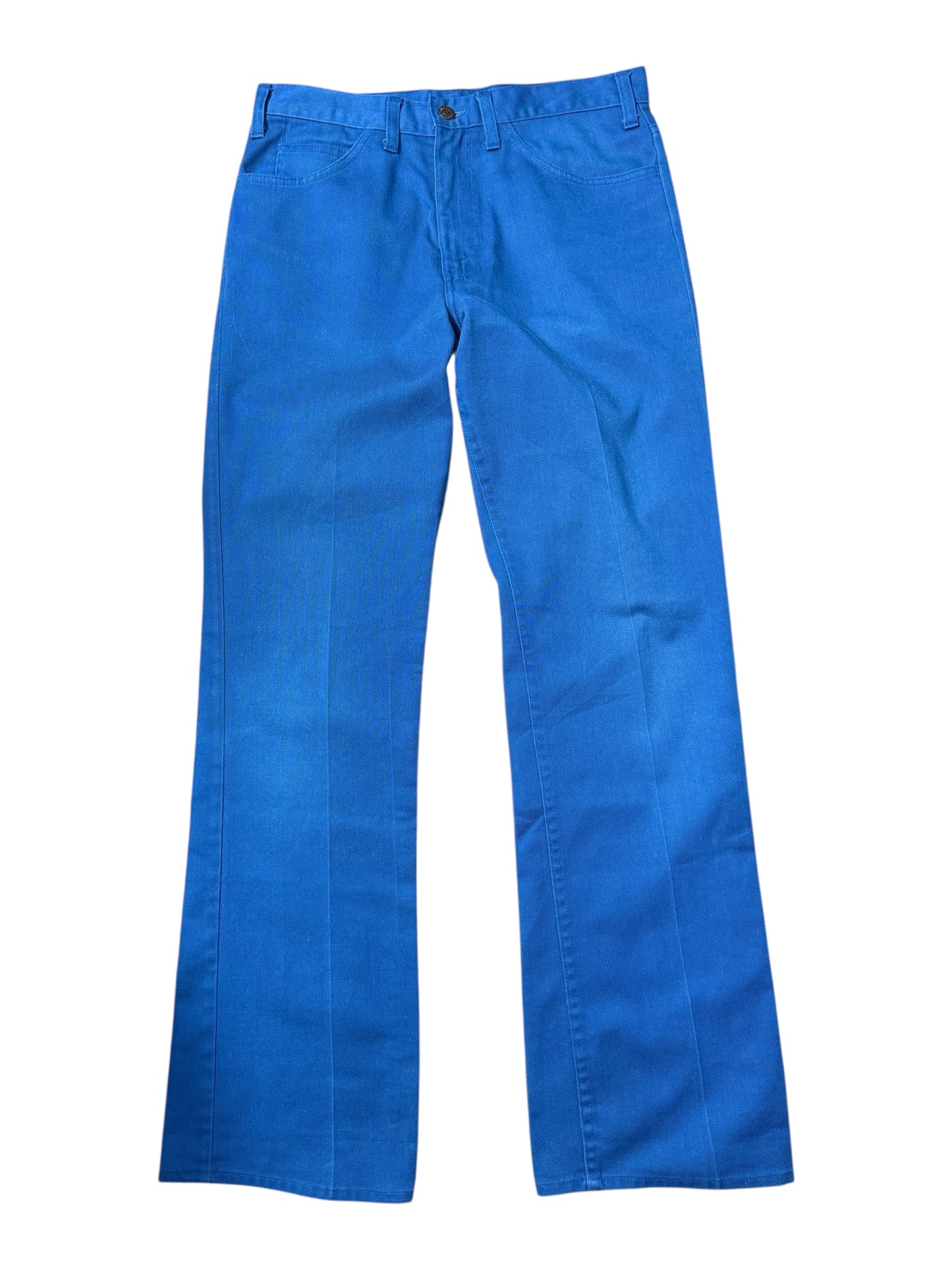 Vintage 1960s-70s Levis Big E Blue Sta-Prest Style Pants