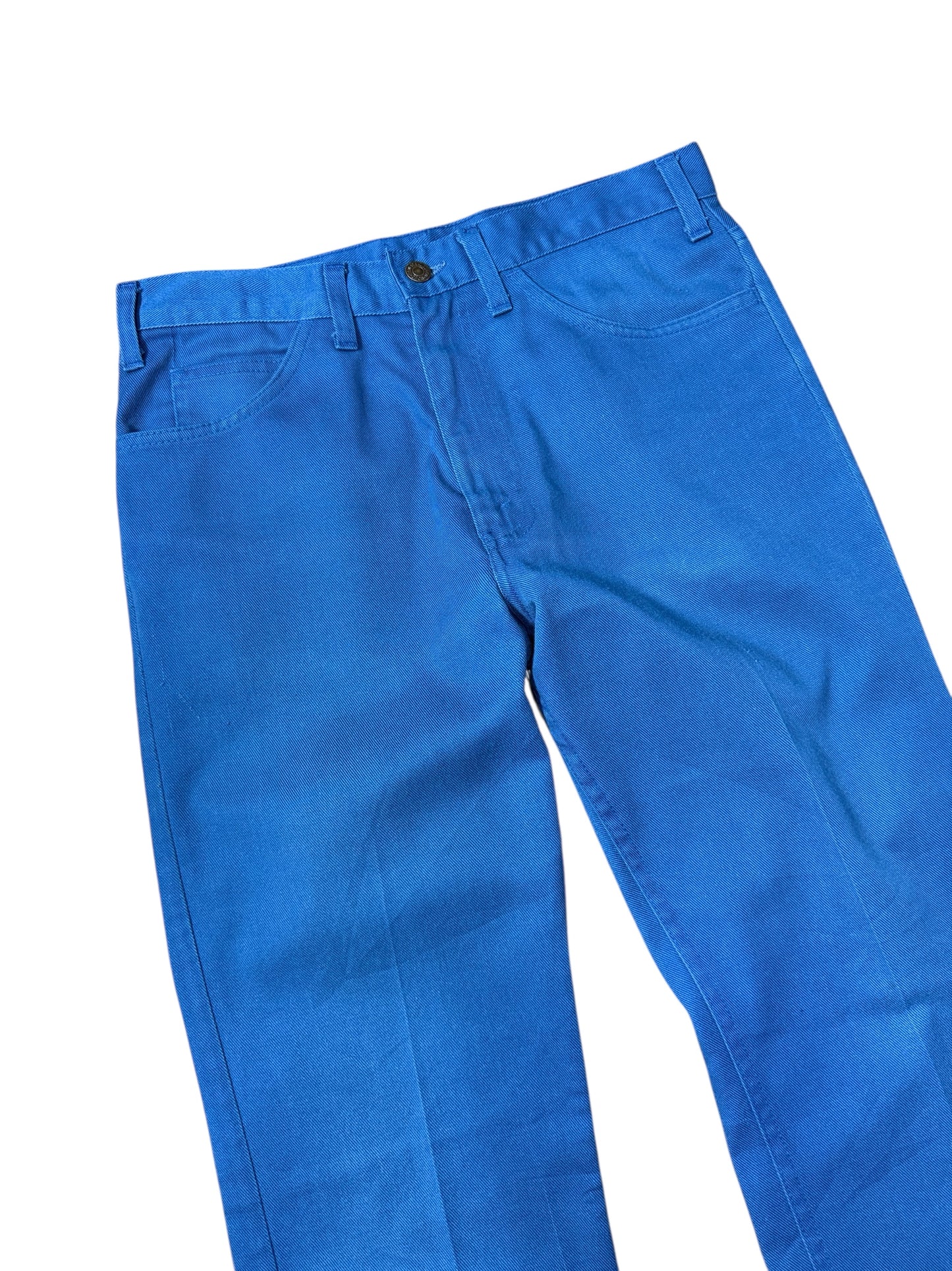 Vintage 1960s-70s Levis Big E Blue Sta-Prest Style Pants