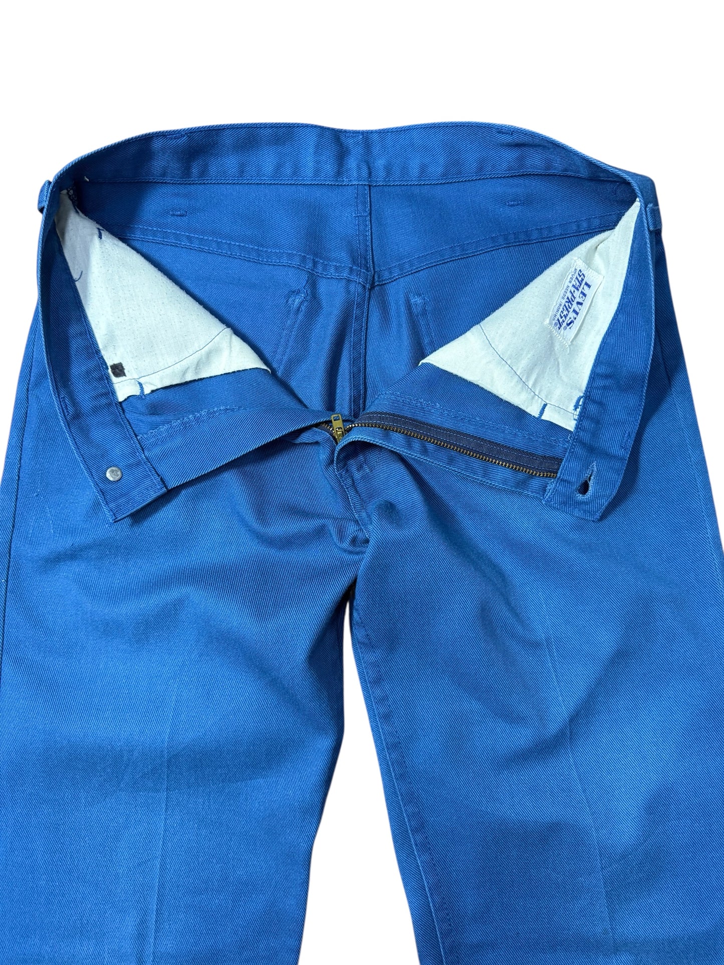 Vintage 1960s-70s Levis Big E Blue Sta-Prest Style Pants