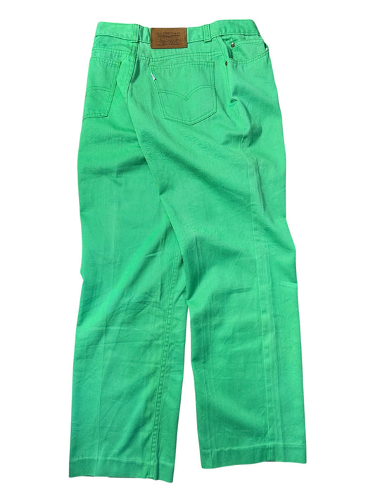 Vintage Levis Green Pants 1984 Olympic Games Official Staff Uniform