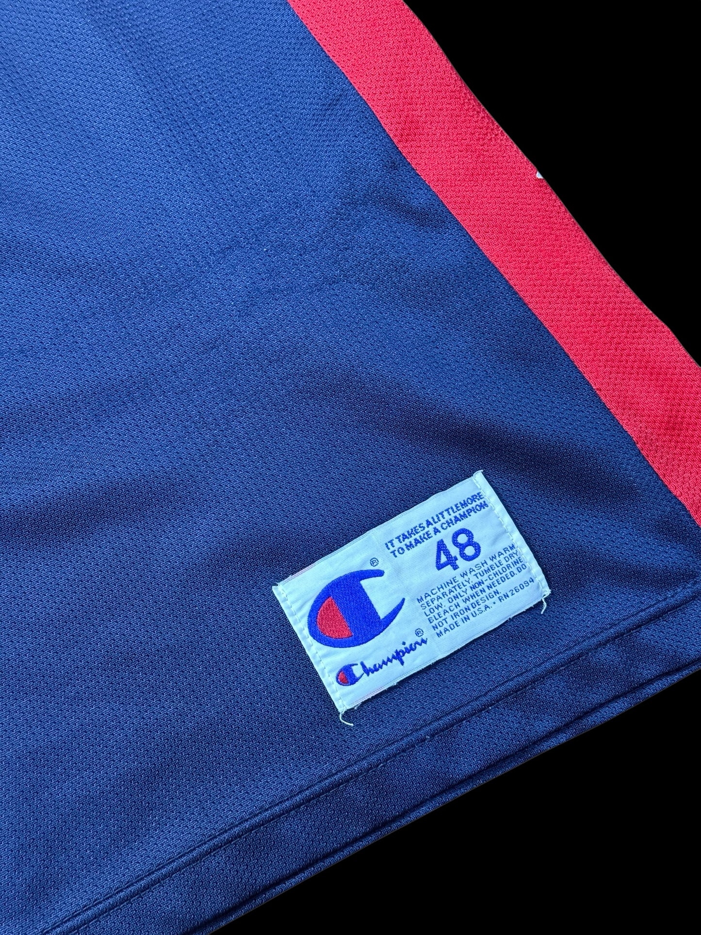 Vintage 1990s Champion USA Basketball Jersey #5 Grant Hill