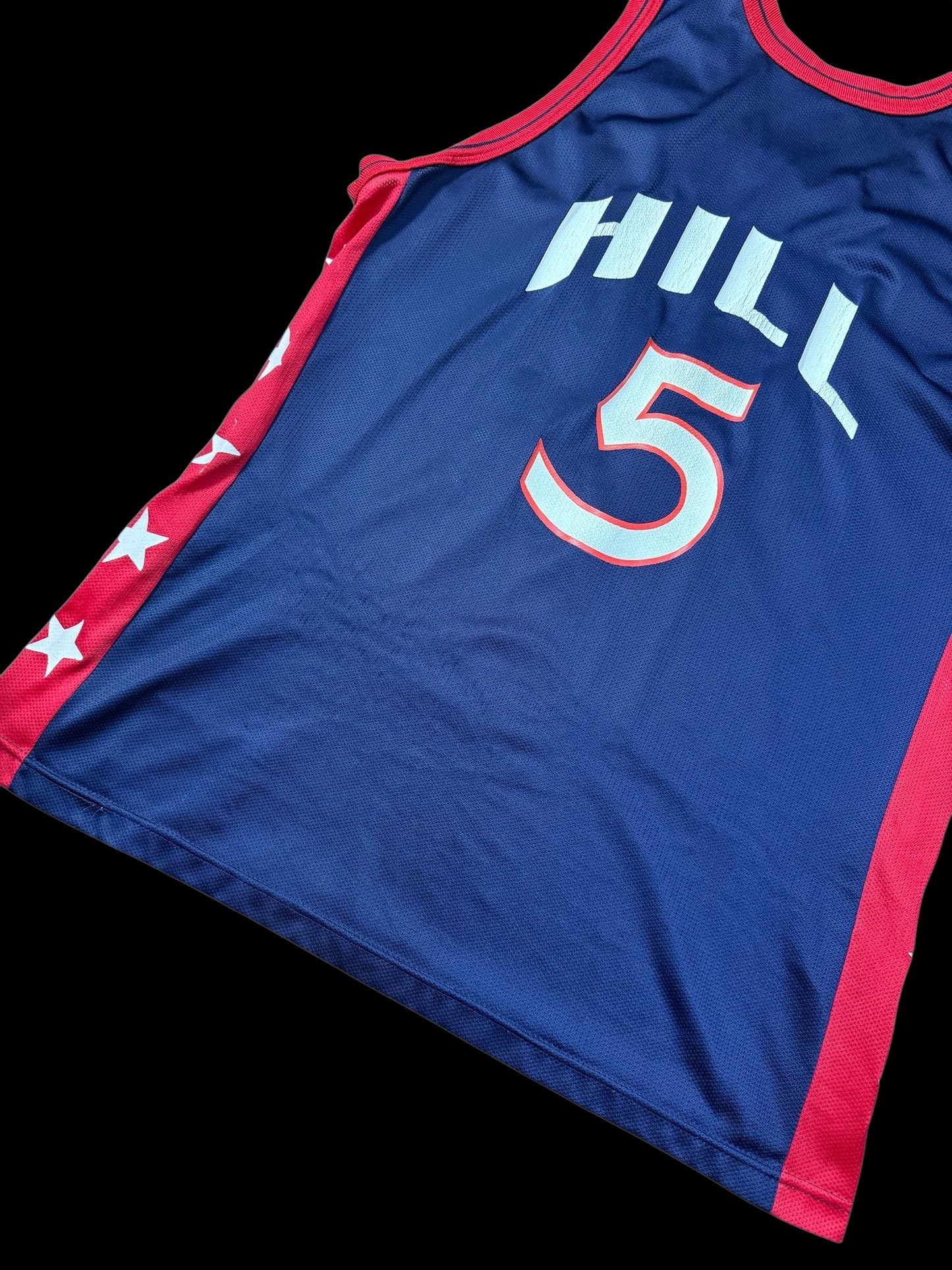 Vintage 1990s Champion USA Basketball Jersey #5 Grant Hill