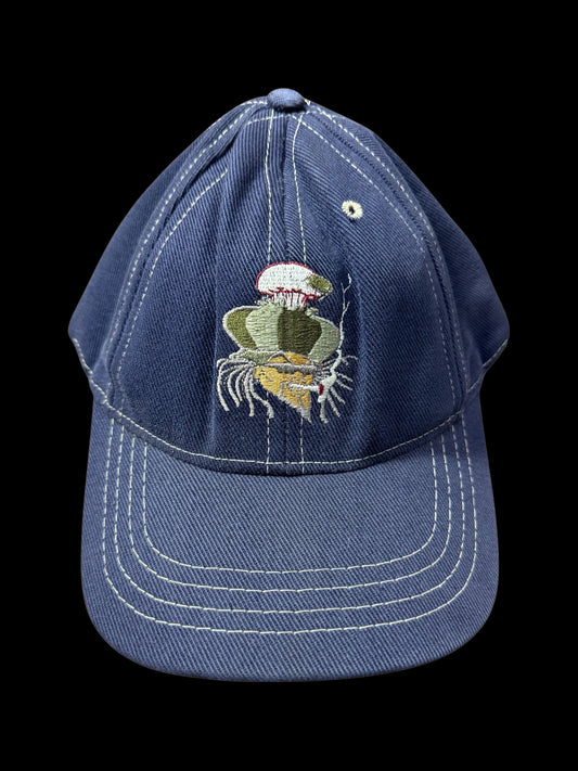 Vintage 1990s KIK WEAR Mushroom Embroidered Snapback Cap