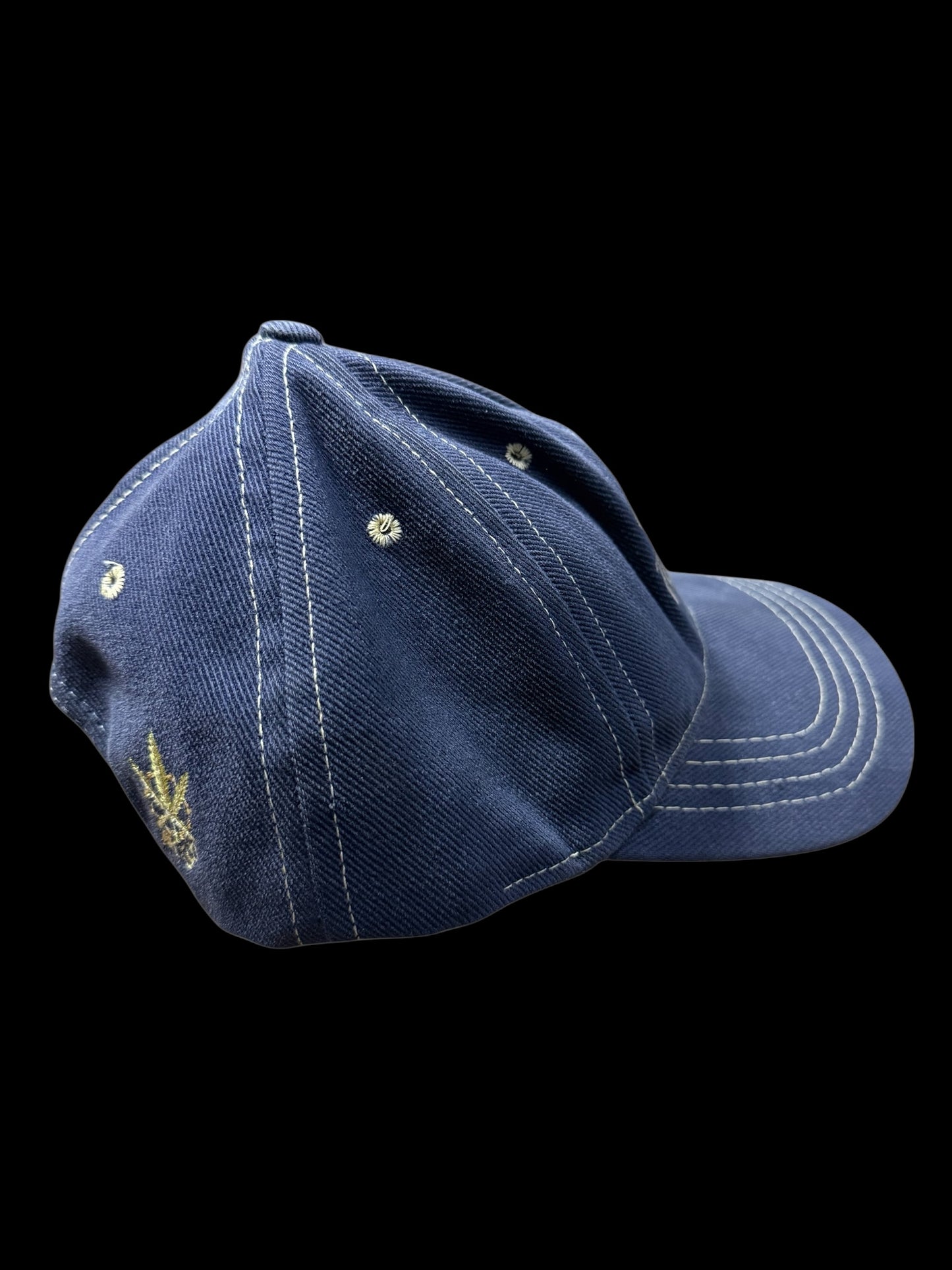 Vintage 1990s KIK WEAR Mushroom Embroidered Snapback Cap