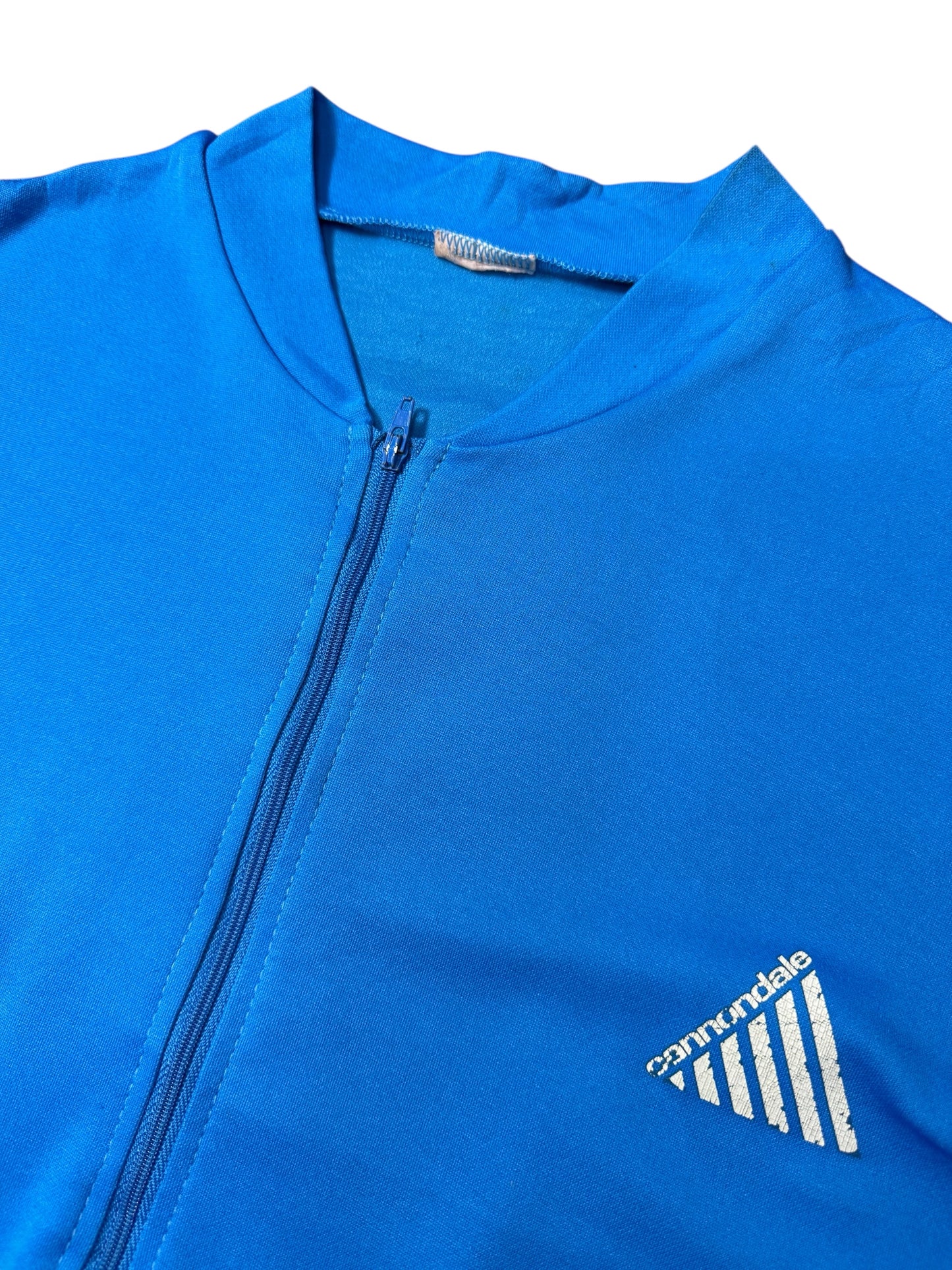 Vintage Cannondale Cycling Jersey Blue Half Zip USA Made