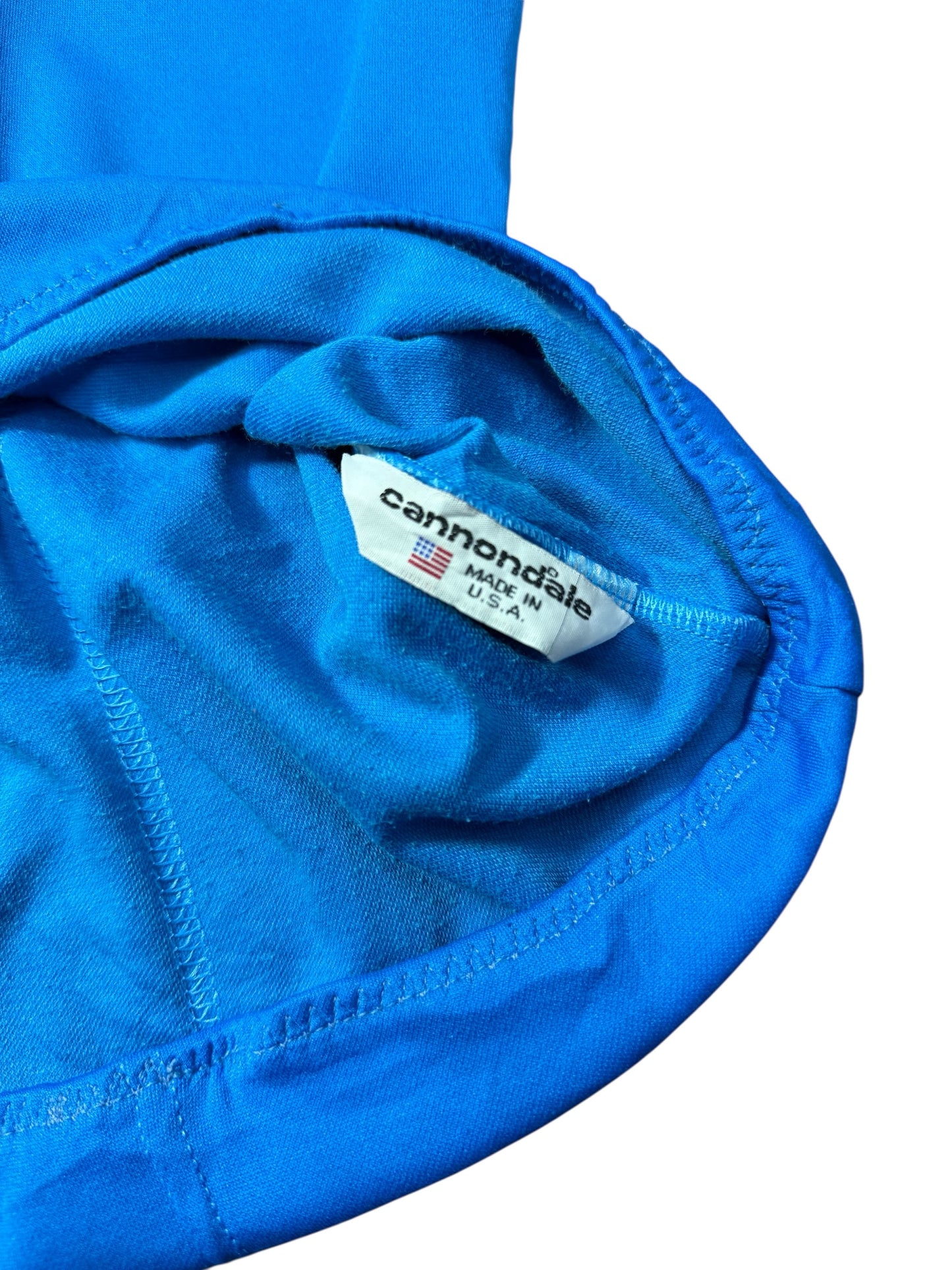 Vintage Cannondale Cycling Jersey Blue Half Zip USA Made