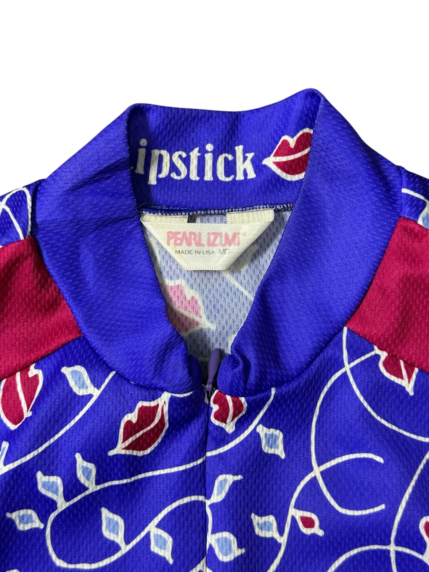 Vintage Pearl Izumi Lipstick Women’s Cycling Jersey Sleeveless USA Made
