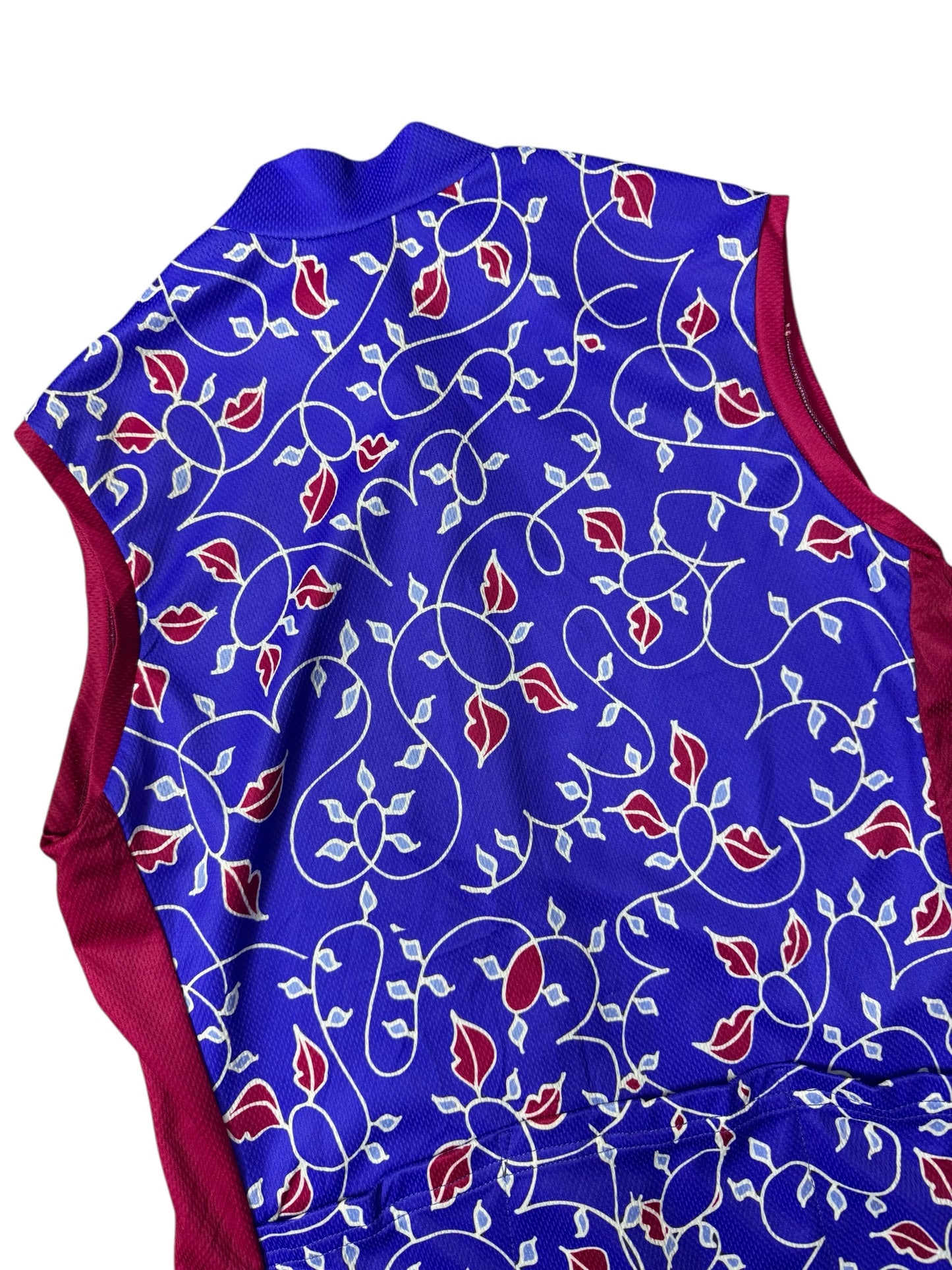 Vintage Pearl Izumi Lipstick Women’s Cycling Jersey Sleeveless USA Made