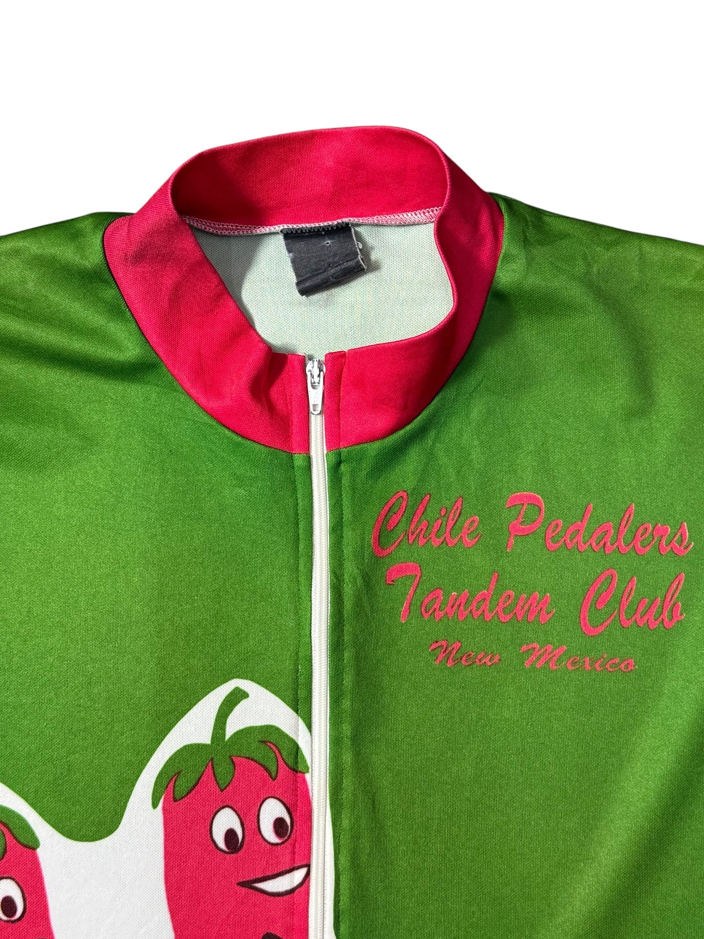 Vintage Cycling Jersey Chile Pedalers Tandem Club New Mexico 1994 Graphic