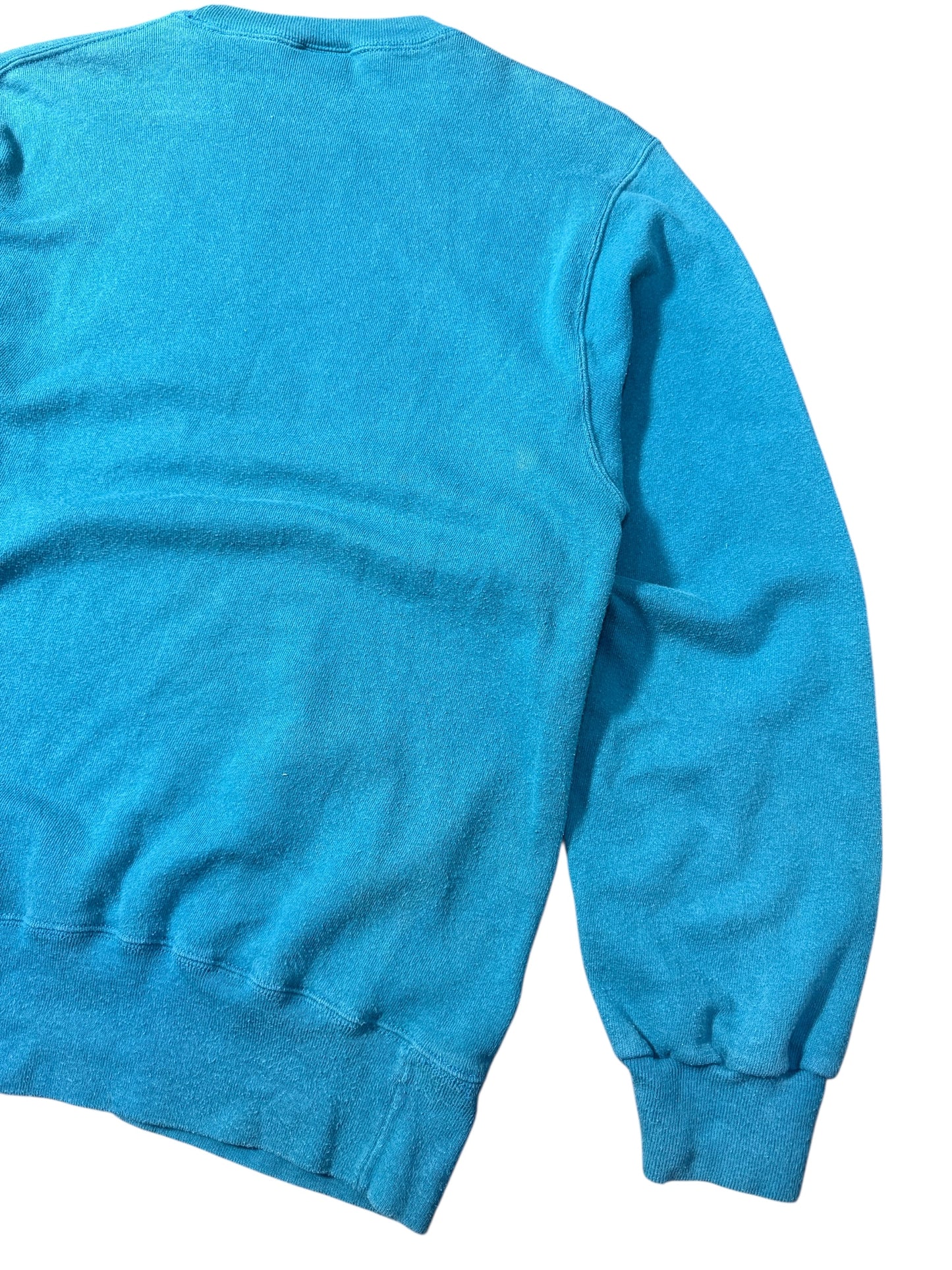 Vintage Champion Crewneck Sweatshirt Made in USA Teal Blue