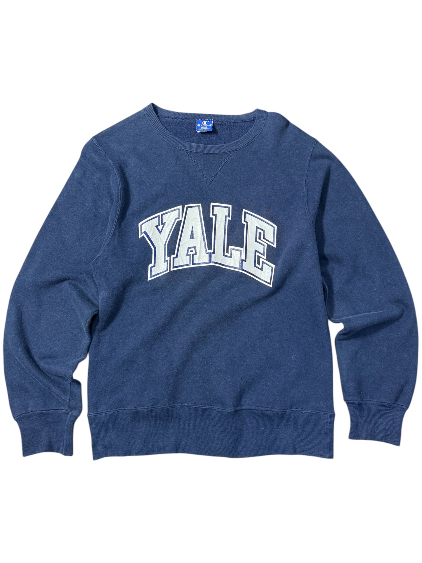 Vintage Champion Yale University Crewneck Sweatshirt Navy Blue