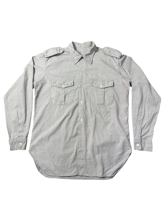 Vintage 1970s Military Work Shirt