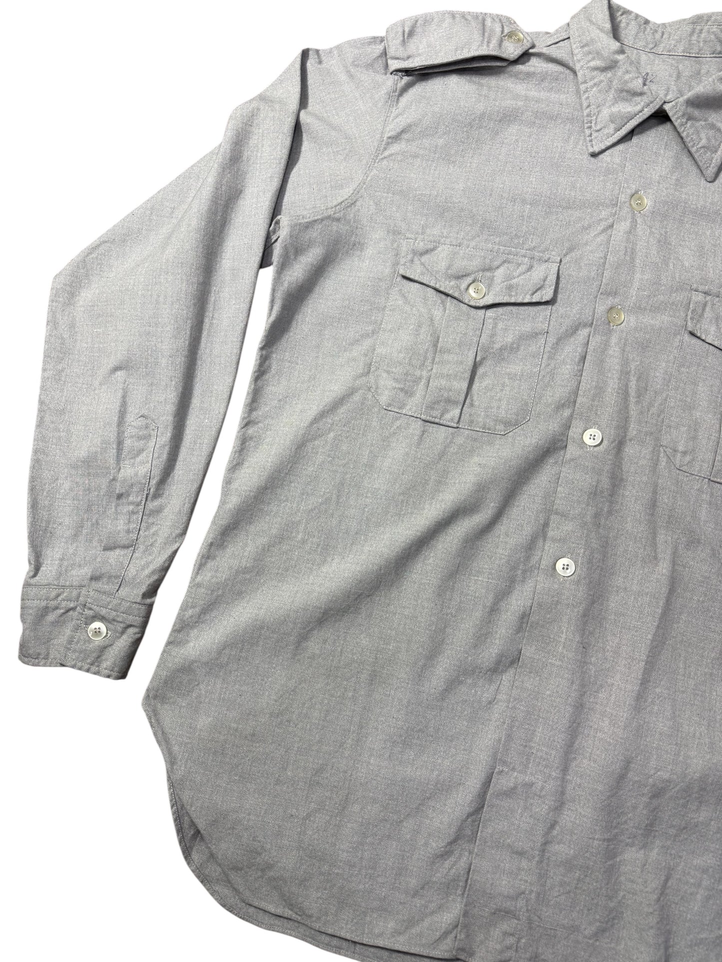 Vintage 1970s Military Work Shirt